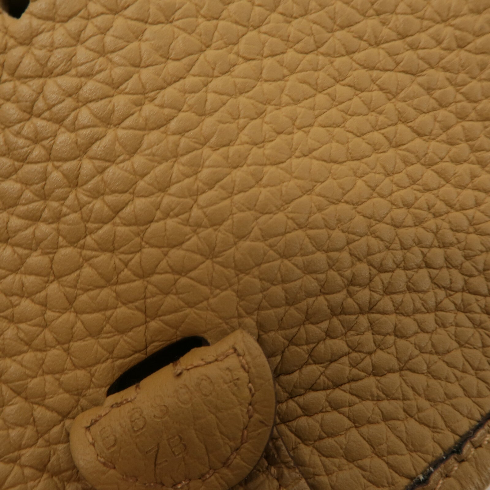 HERMES Clemence皮革Evelyne TPM肩背袋Biscuit