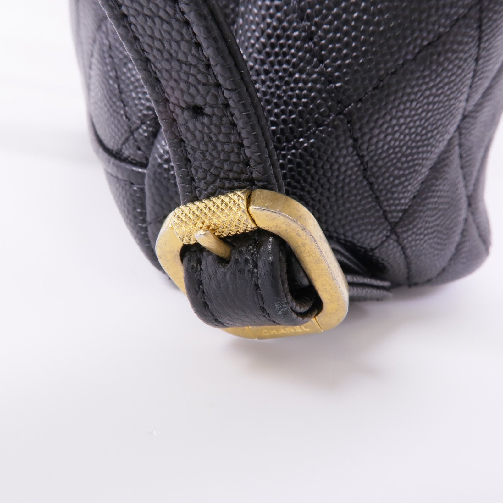 CHANEL 【激減優惠】牛皮皮革Backpack金扣背包