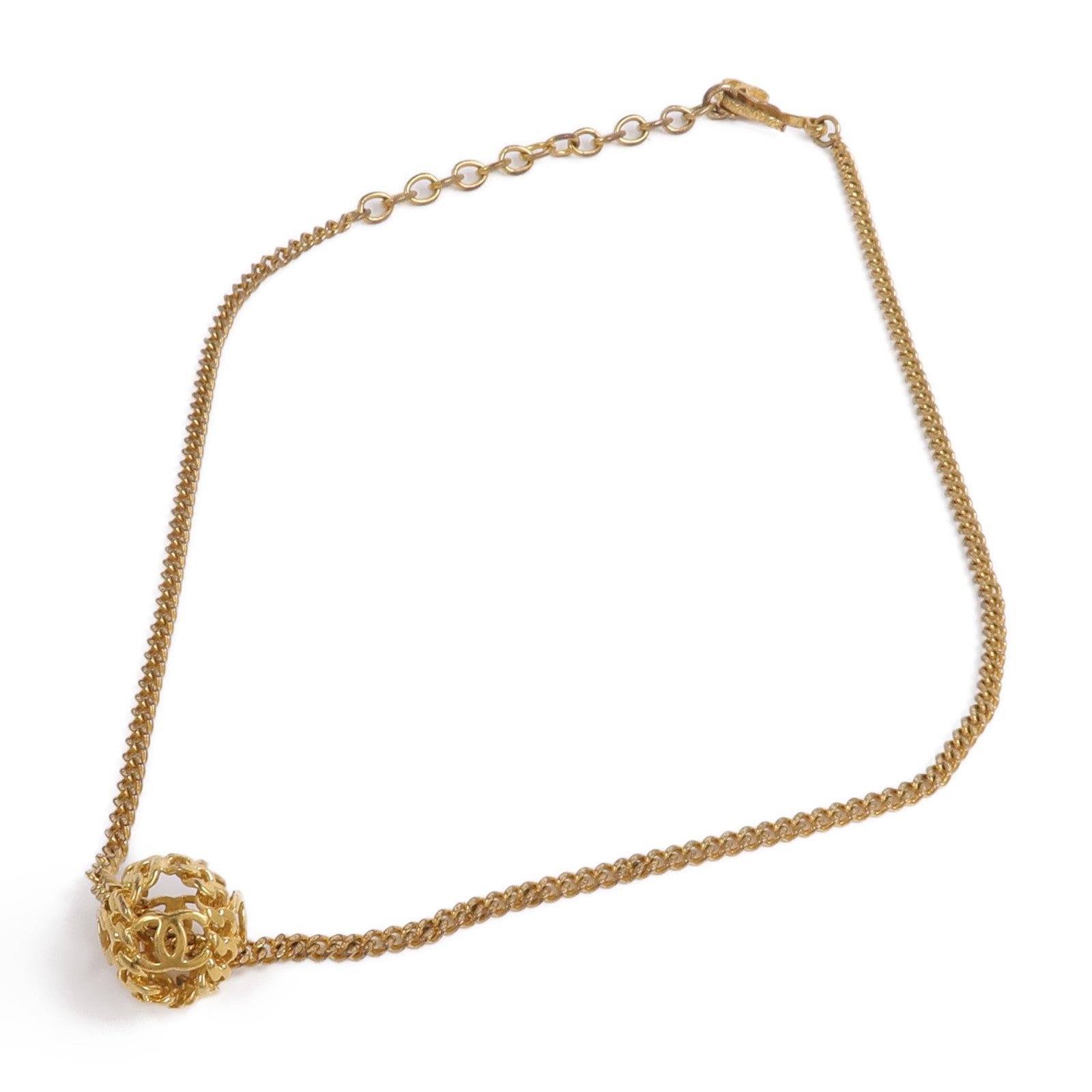 CHANEL 金屬Vintage Gold-Plated Necklace項鍊