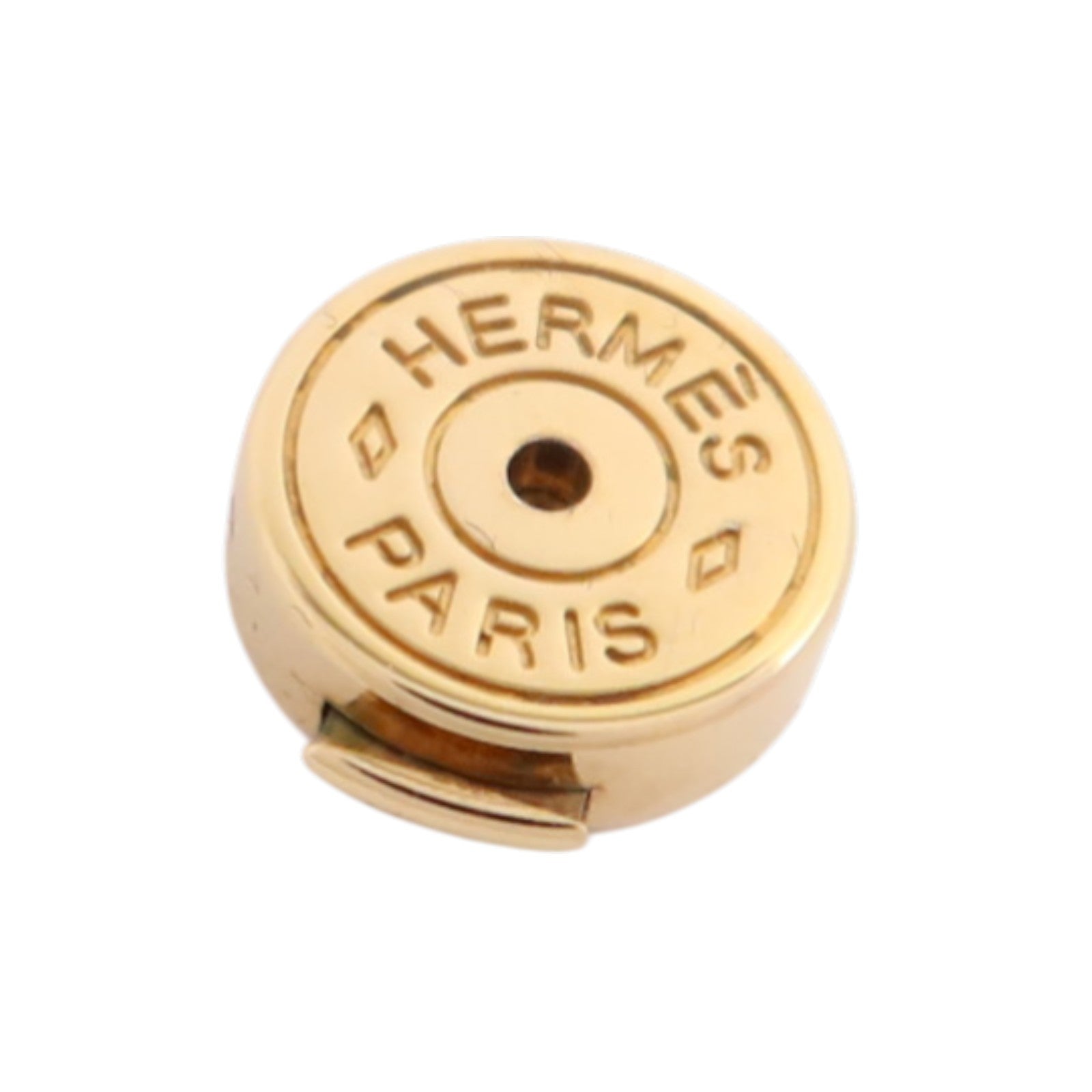 HERMES 金屬/琺瑯H Cube Earrings金扣耳環
