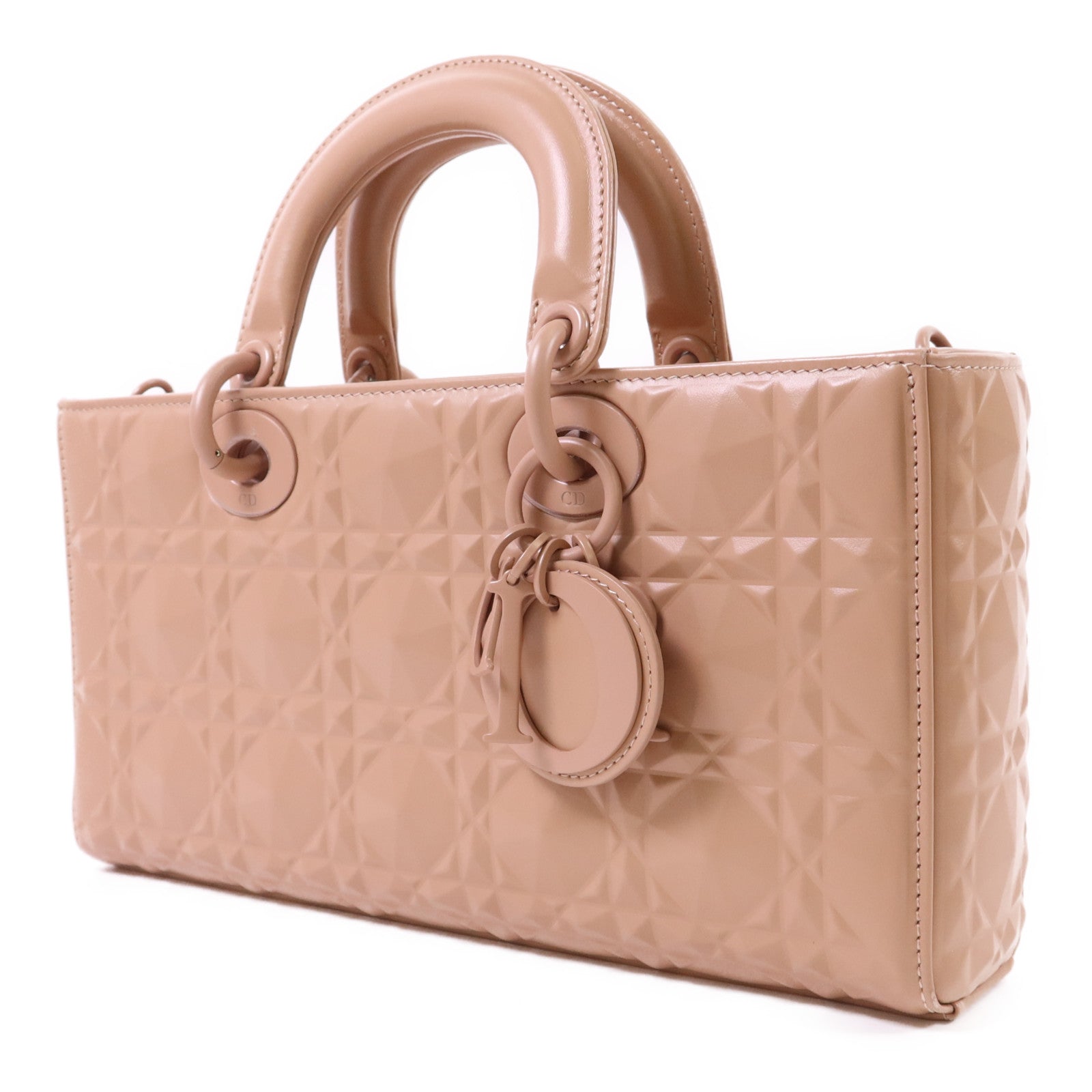 Dior 牛皮皮革Lady D-joy手挽肩背兩用袋