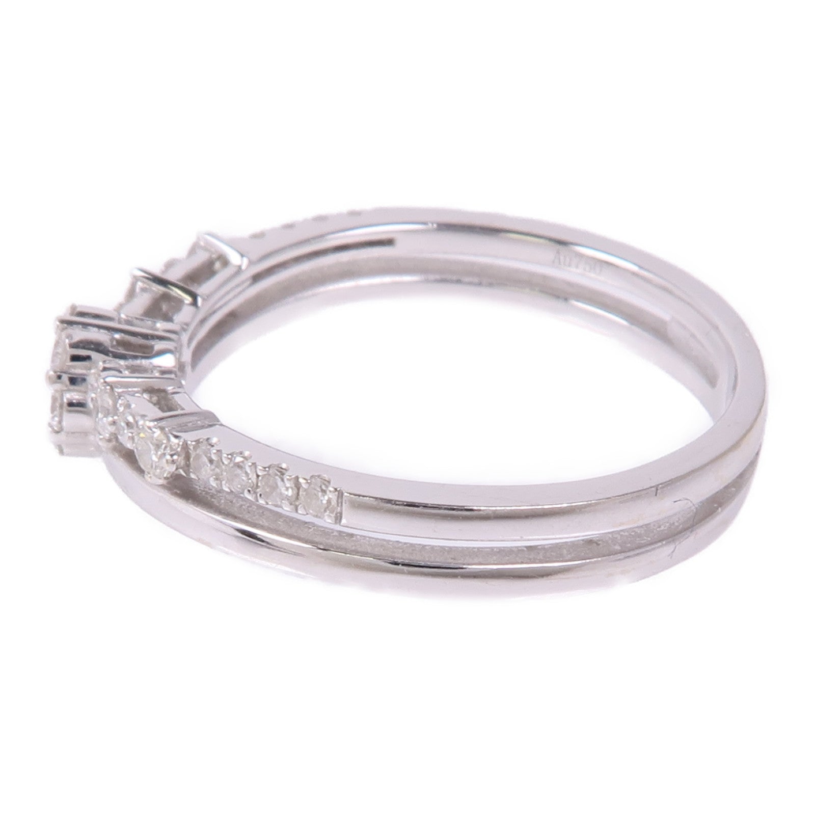 JEWELRY 【激減優惠】18K白金Diamond Ring鑽石戒指US#6.75