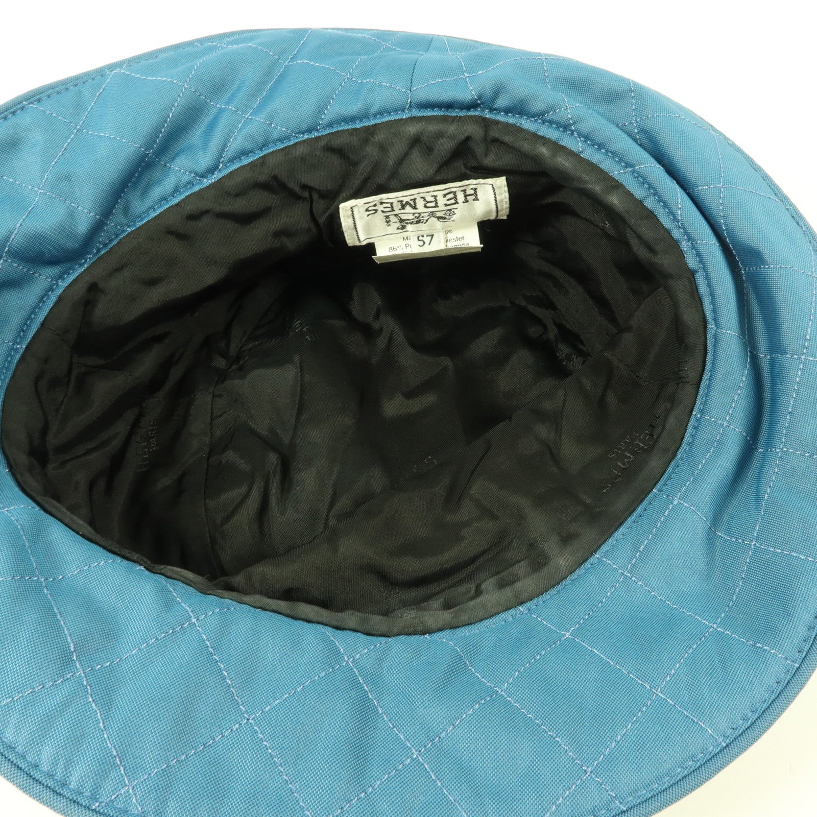 HERMES 聚酯纖維/棉質/黏膠纖維Fred Quilted Bucket Hat帽子