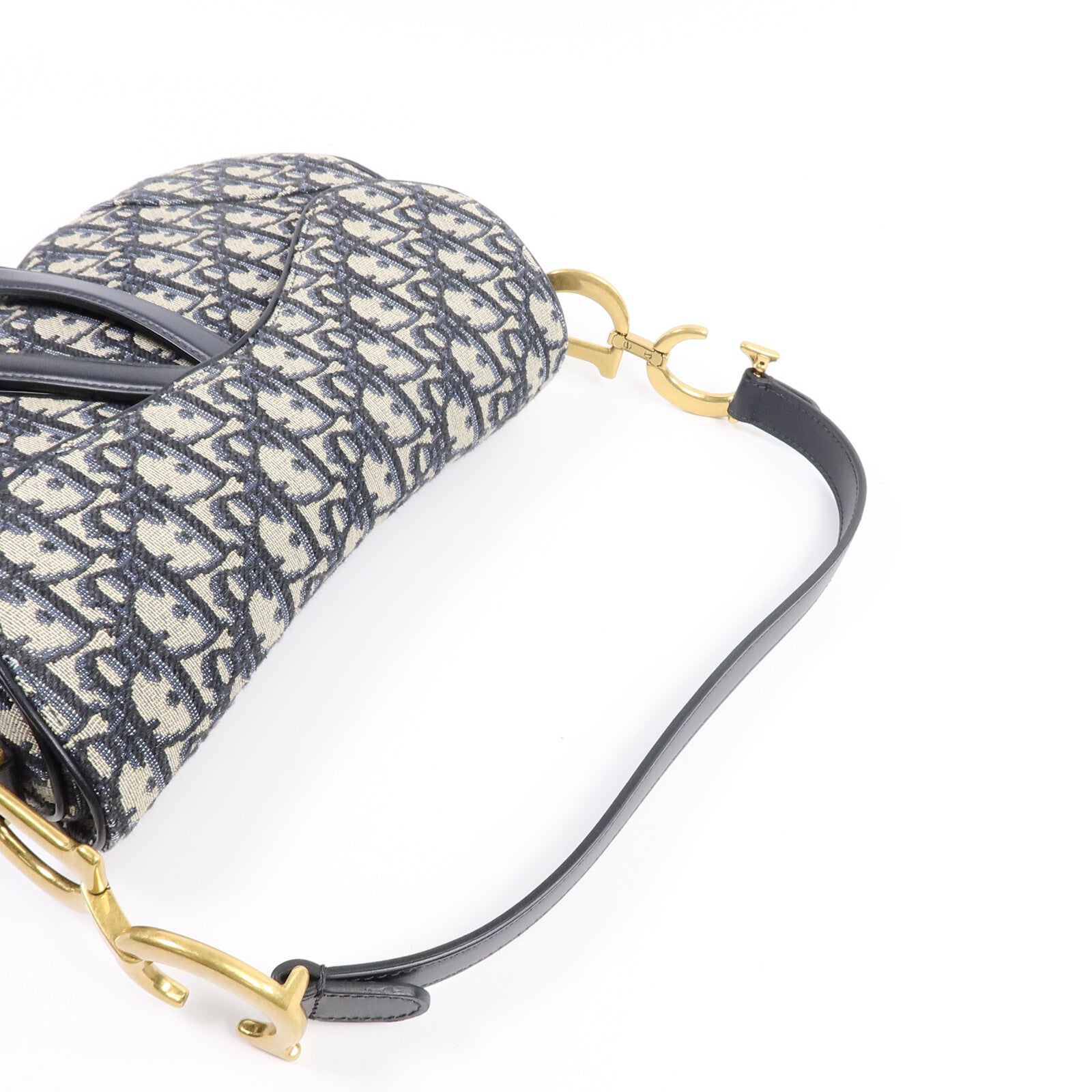 Dior 帆布Saddle Medium肩背袋