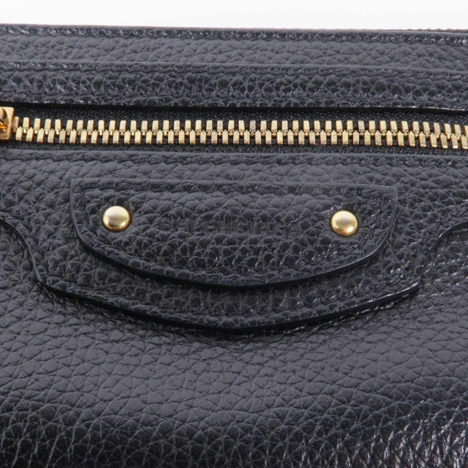 BALENCIAGA 牛皮皮革Card Case金扣卡片套