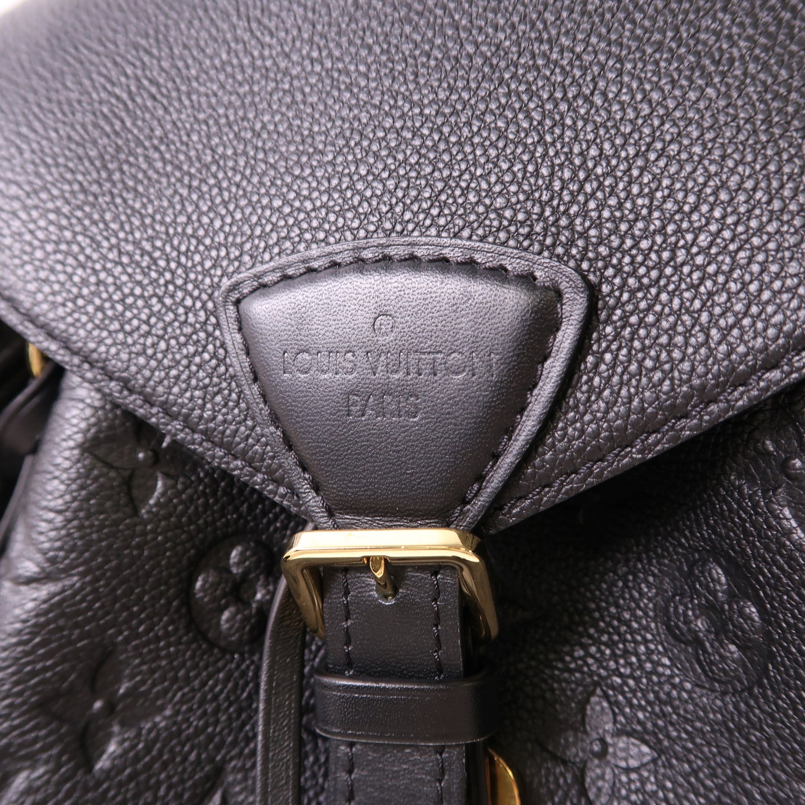 LOUIS VUITTON Monogram Empreinte Montsouris Backpack金扣背包