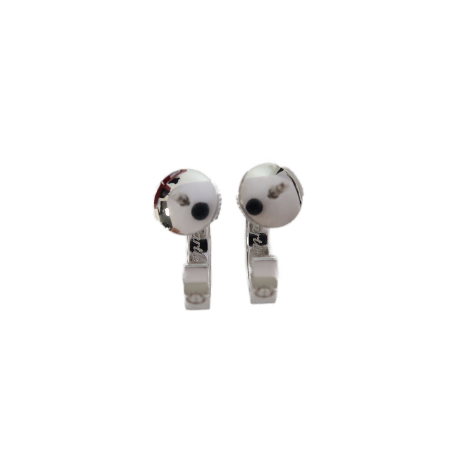 CARTIER 18K白金Love Earrings耳環