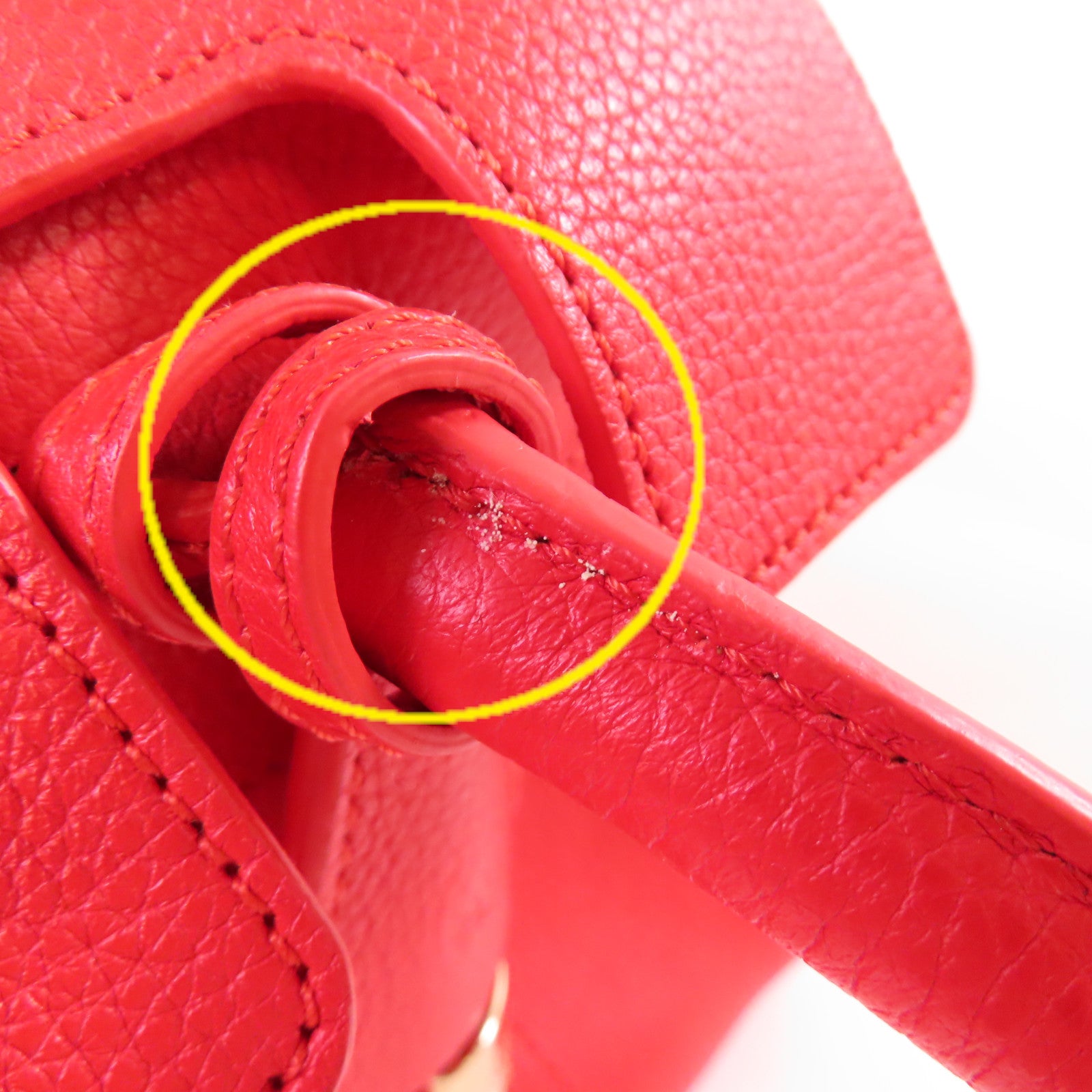 MULBERRY 牛皮皮革2Way Shoulder Bag金扣手挽肩背兩用袋紅色
