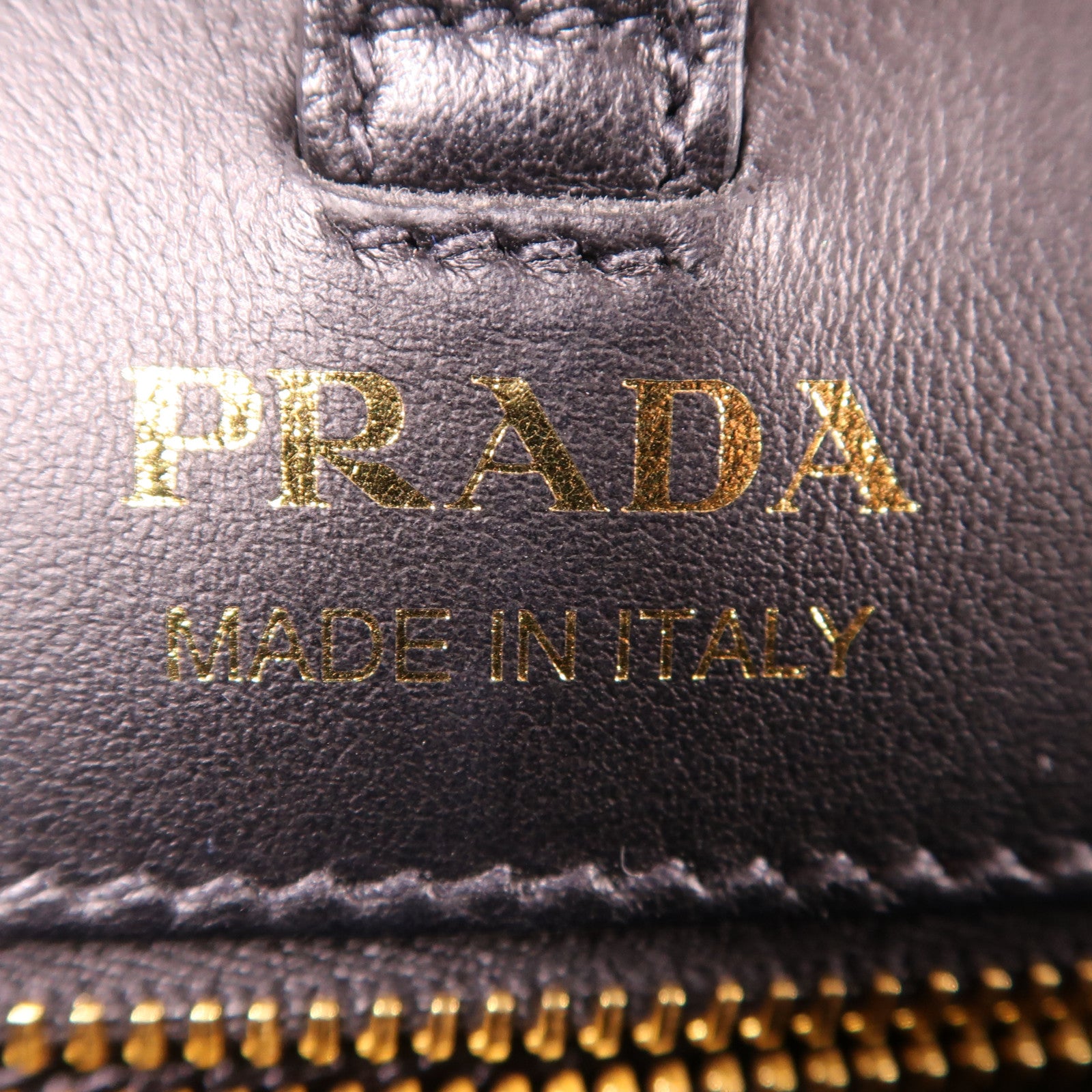 PRADA 狐狸毛/皮革Shoulder Bag金扣手挽肩背兩用袋