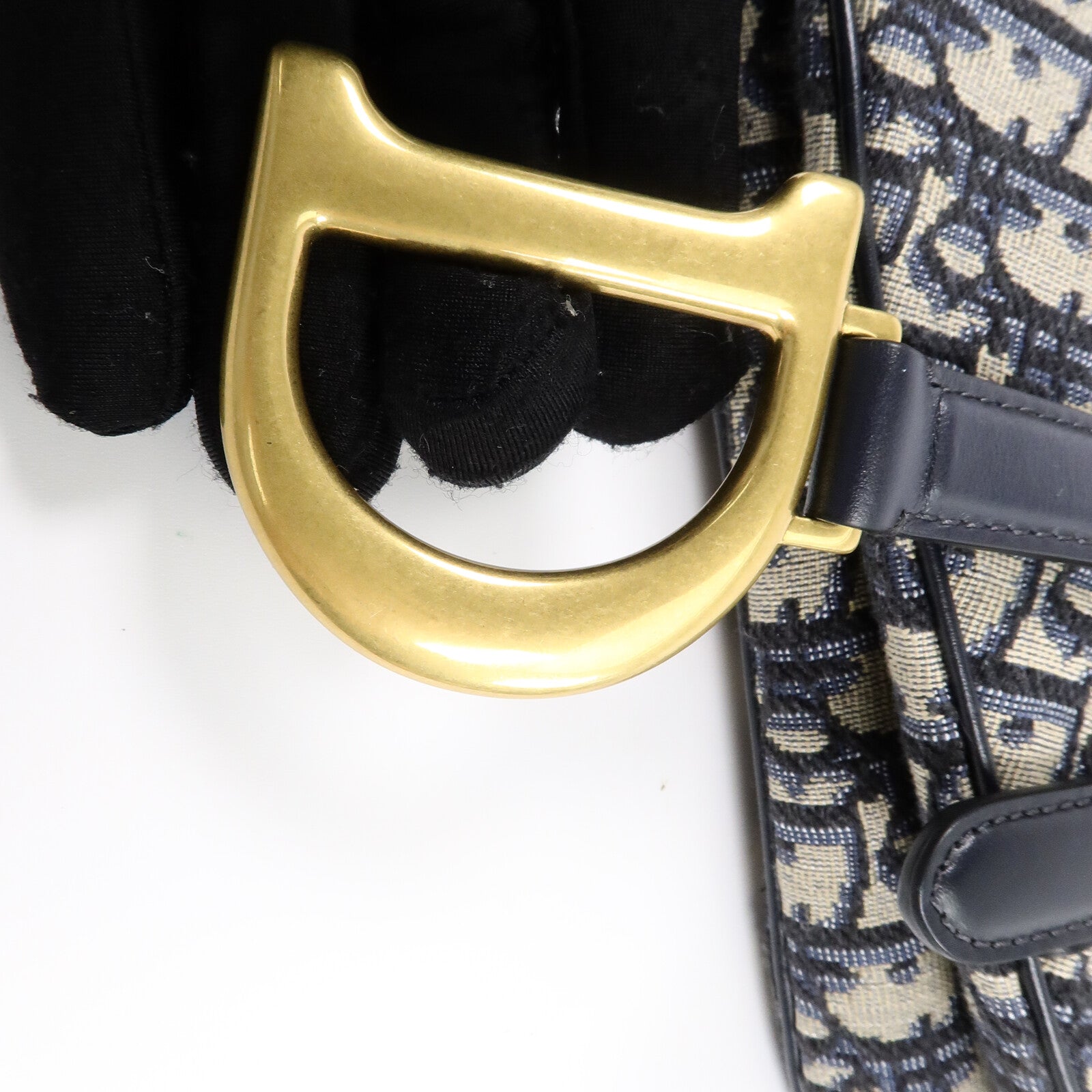 Dior 帆布Saddle Medium肩背袋