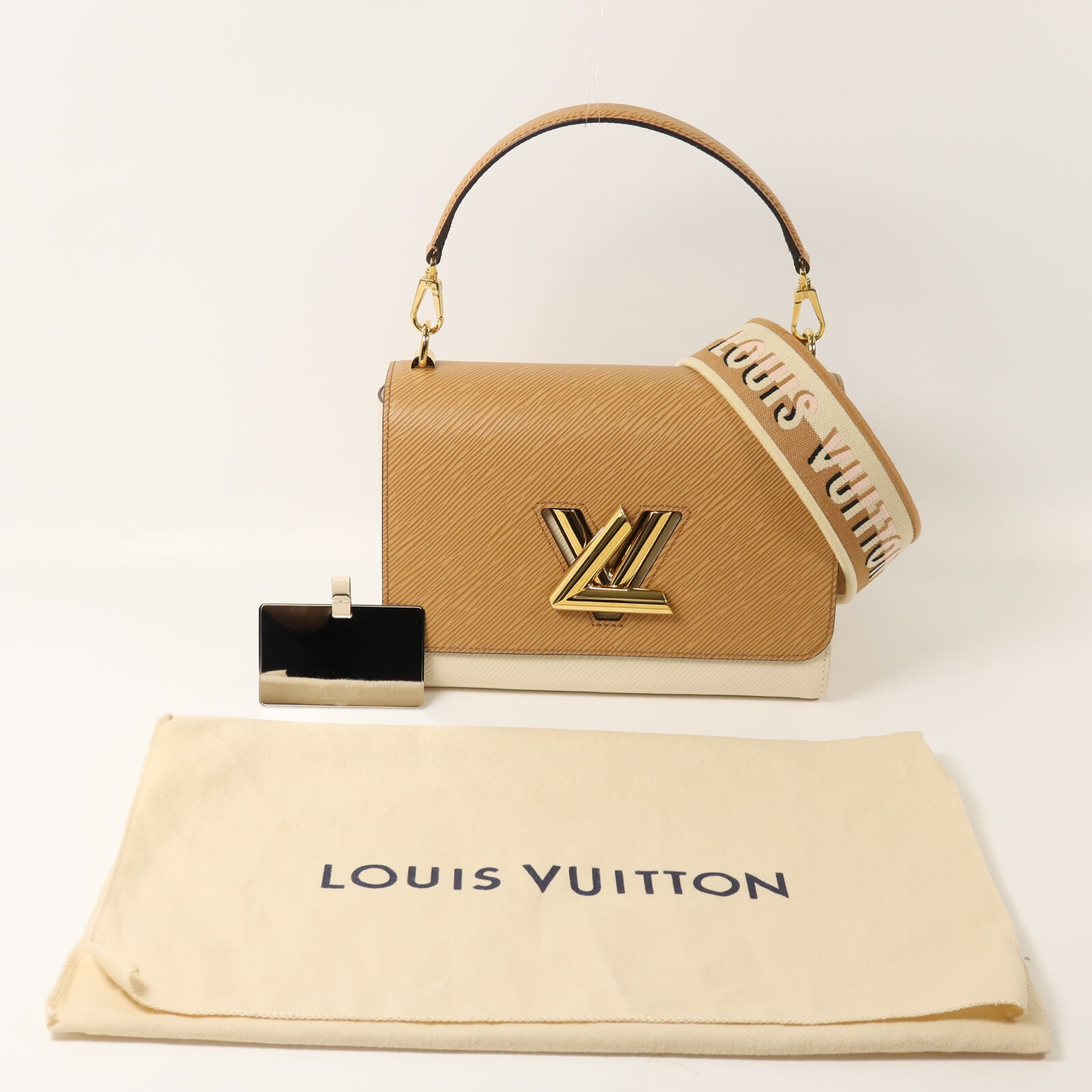 LOUIS VUITTON Epi Twist MM手挽肩背兩用袋