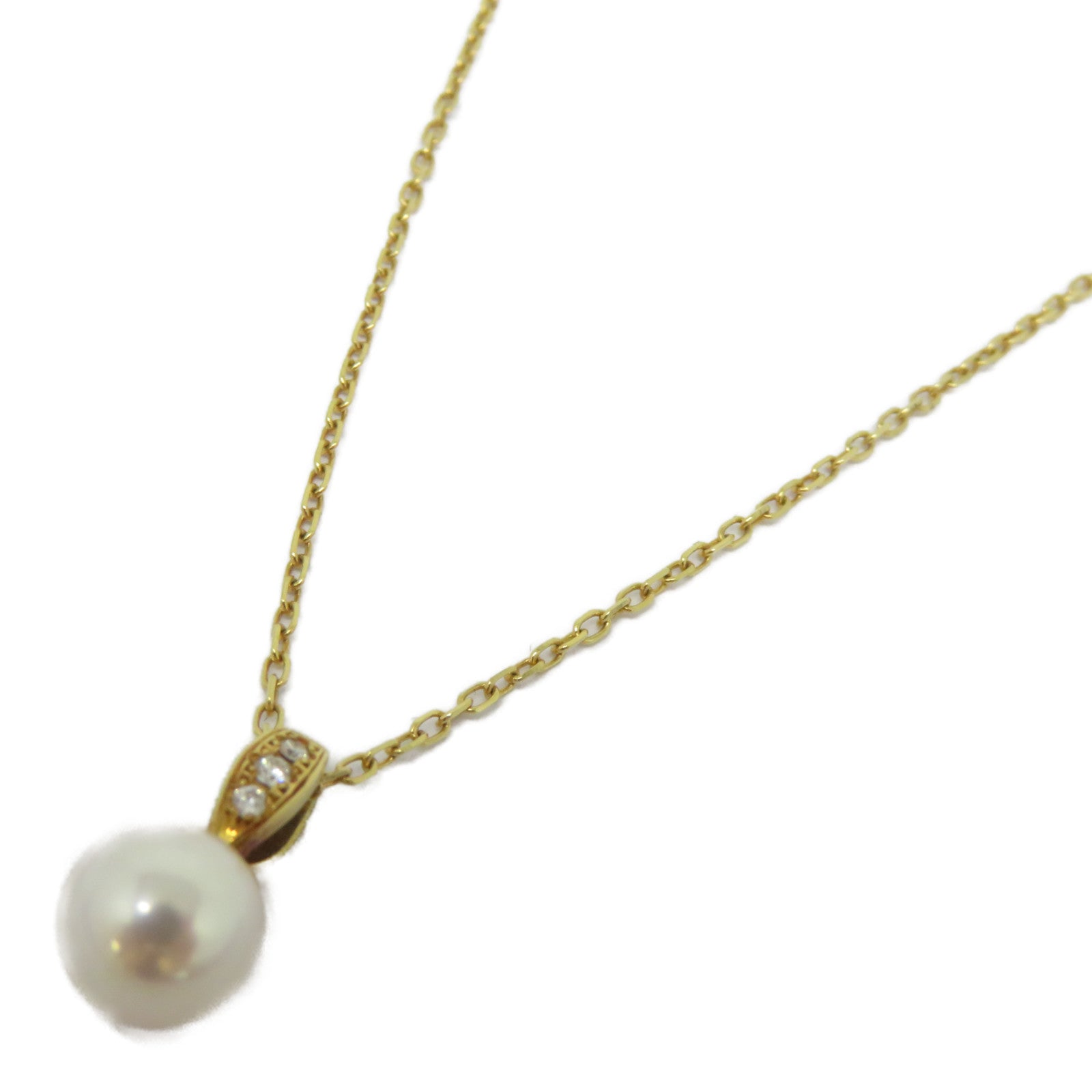 MIKIMOTO 18K黃金Pearl Necklace珍珠項鍊
