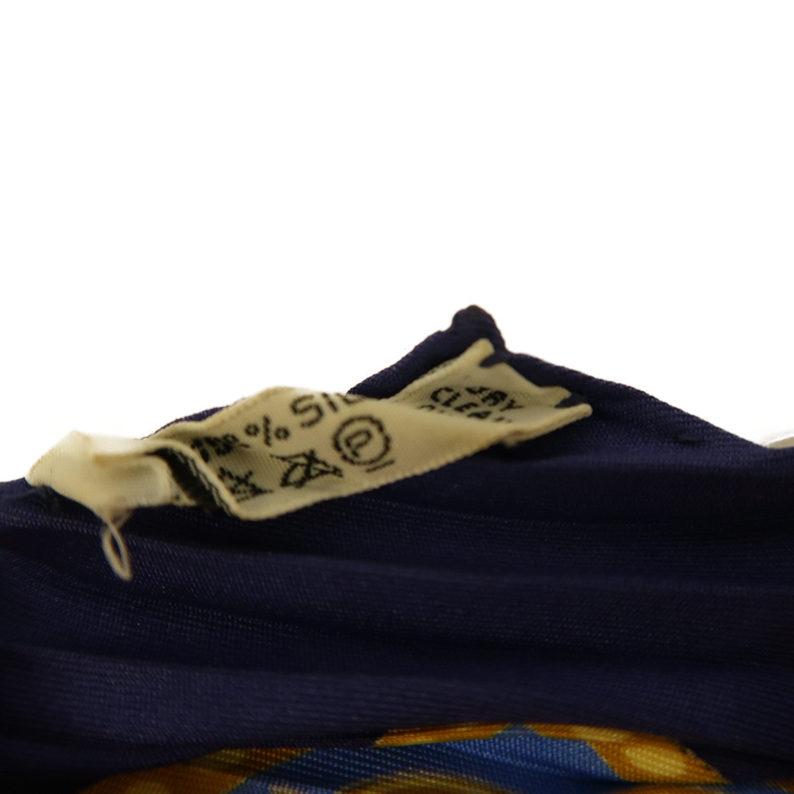HERMES 絲質Scarf絲巾藍色