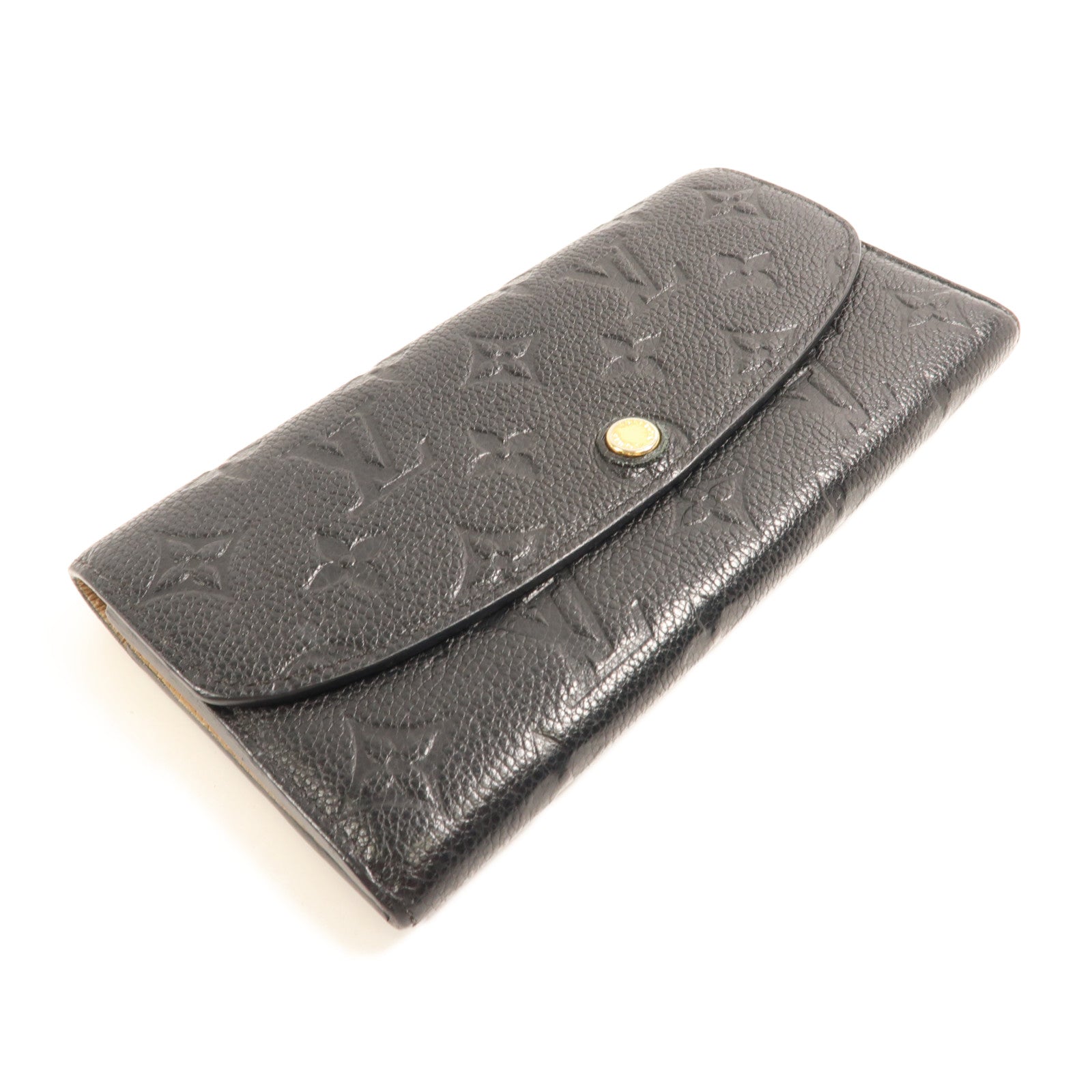 LOUIS VUITTON Monogram Empreinte Emilie Long Wallet金扣長錢包