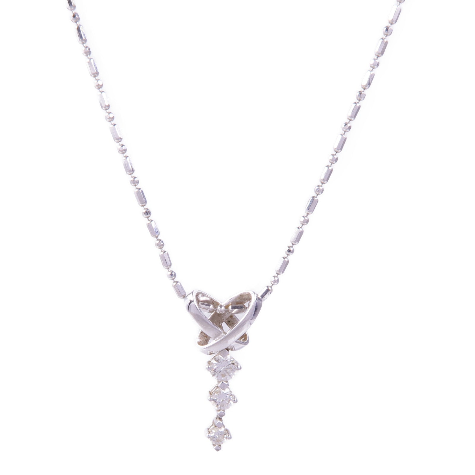 JEWELRY 18K白金Diamond Necklace鑽石項鍊