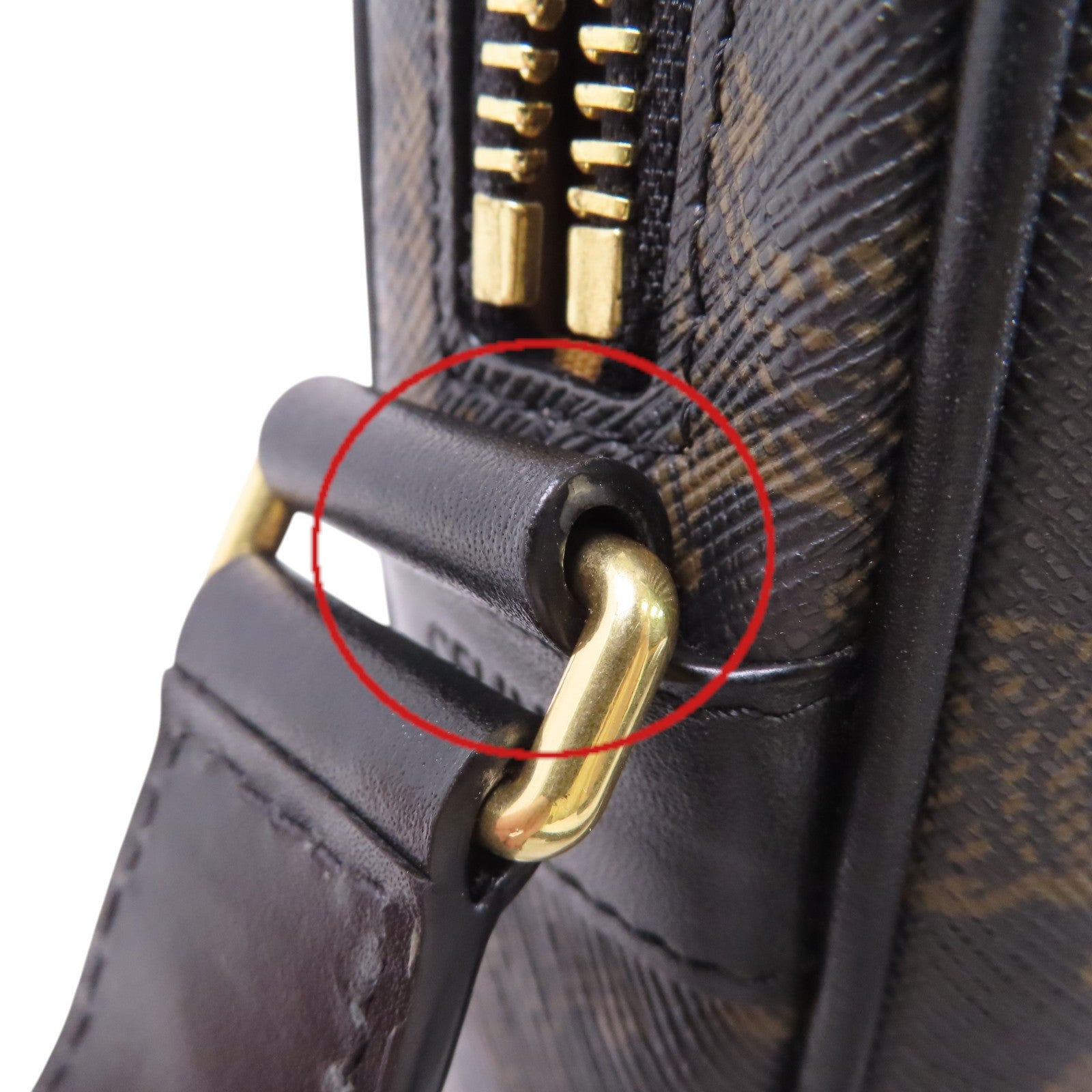 CELINE Trionphe塗層帆布Medium Messenger Bag金扣肩背袋