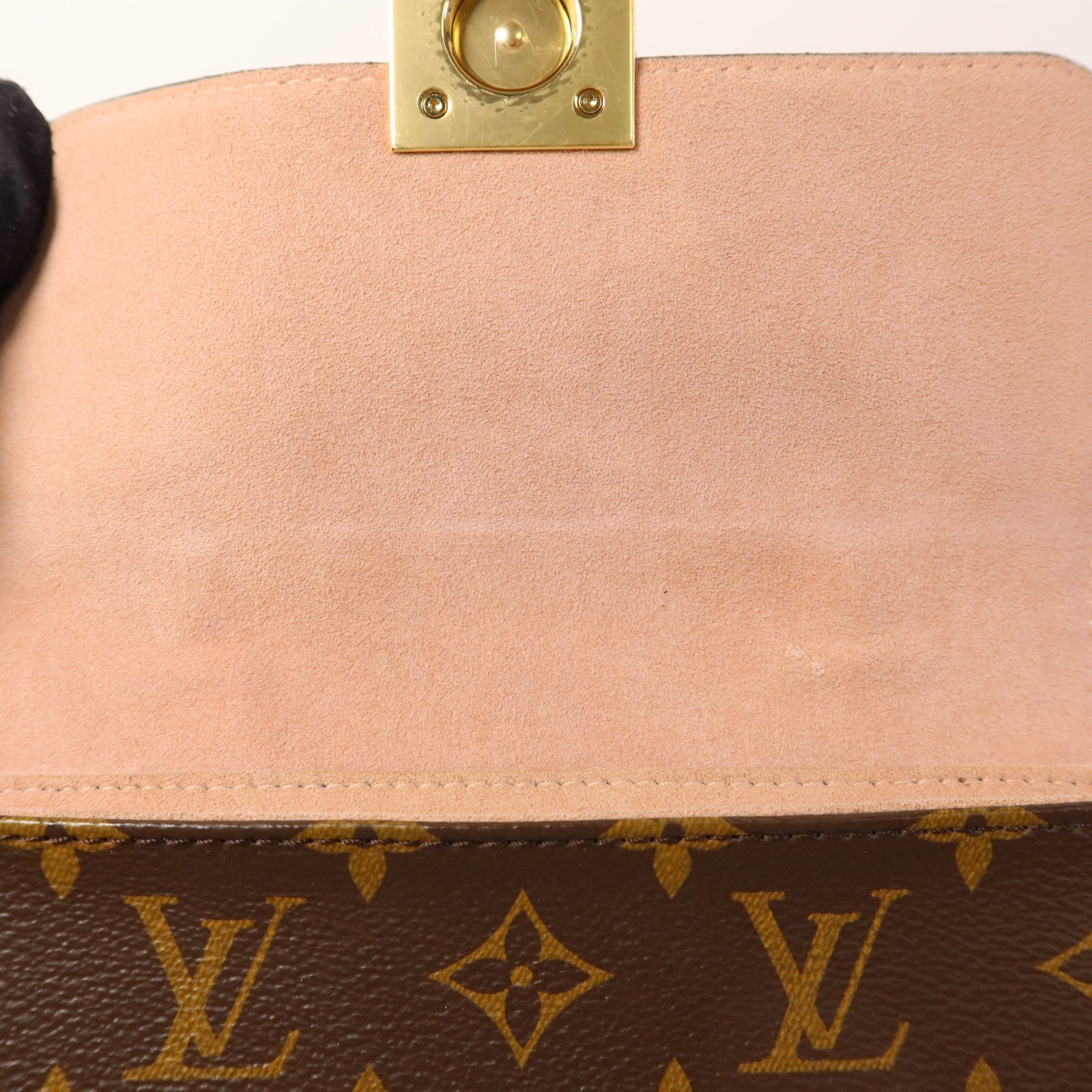 LOUIS VUITTON Monogram Locky BB金扣手挽肩背兩用袋