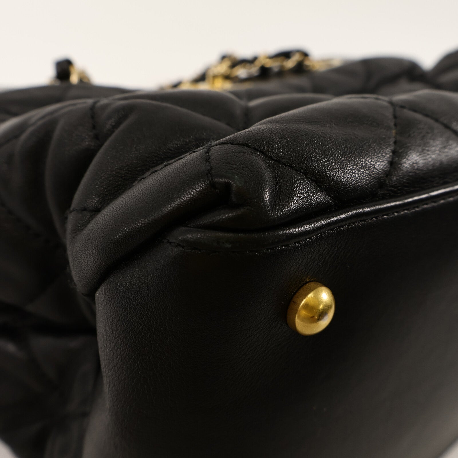 CHANEL 牛皮皮革Chain Shoulder Bag鏈帶肩背袋