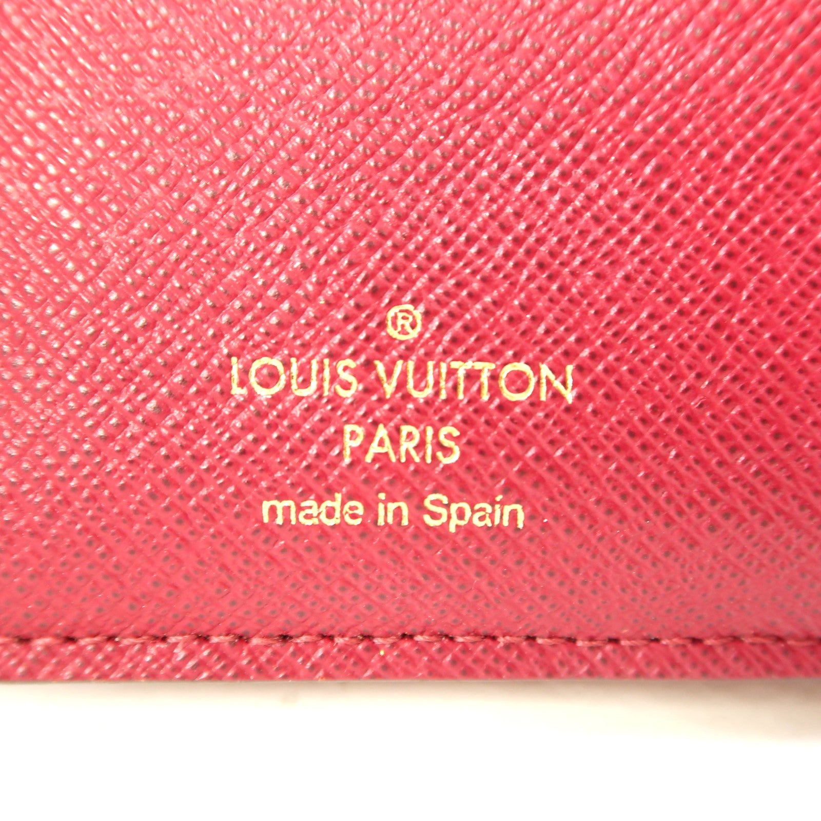 LOUIS VUITTON Monogram Ariane金扣錢包棕色/酒紅色
