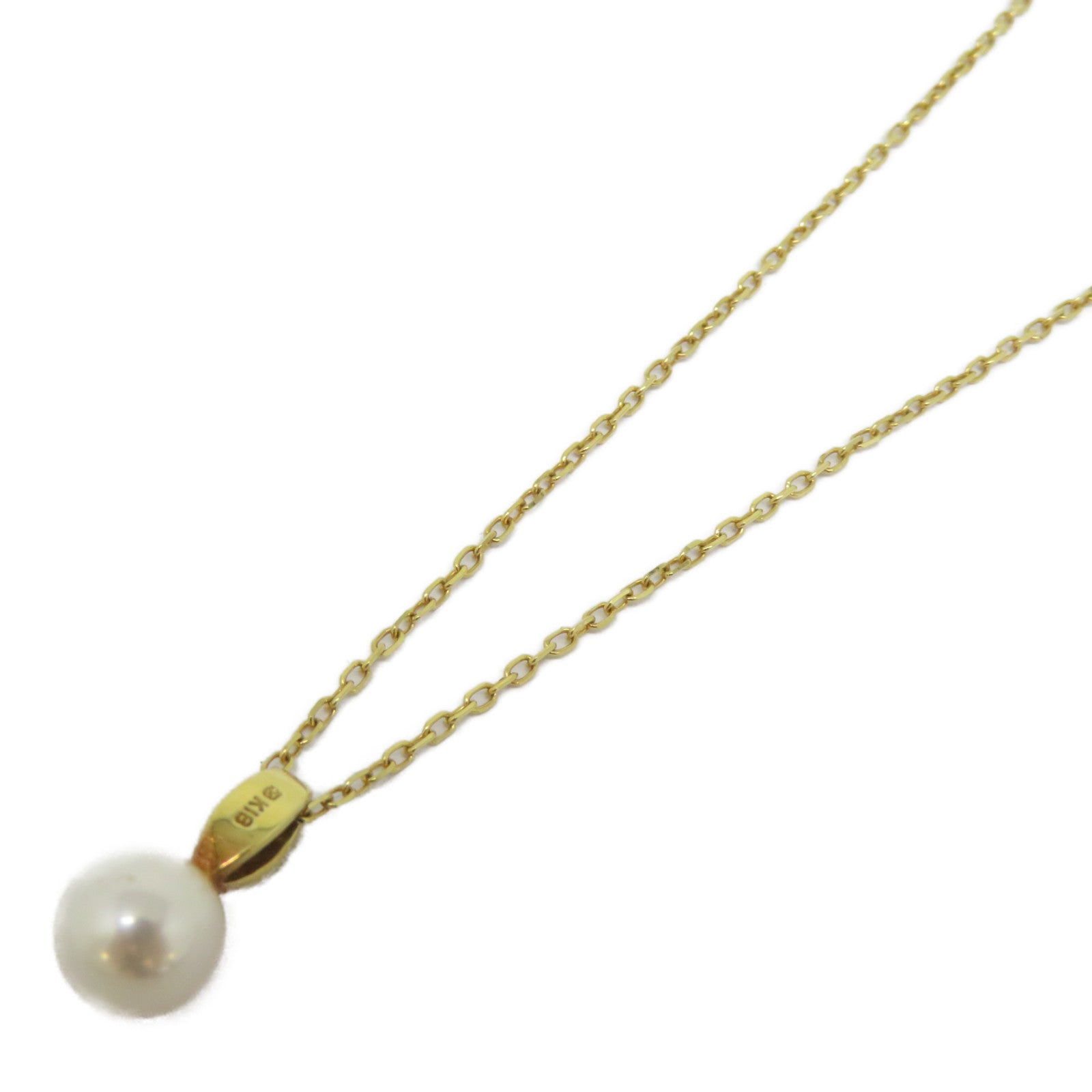 MIKIMOTO 18K黃金Pearl Necklace珍珠項鍊