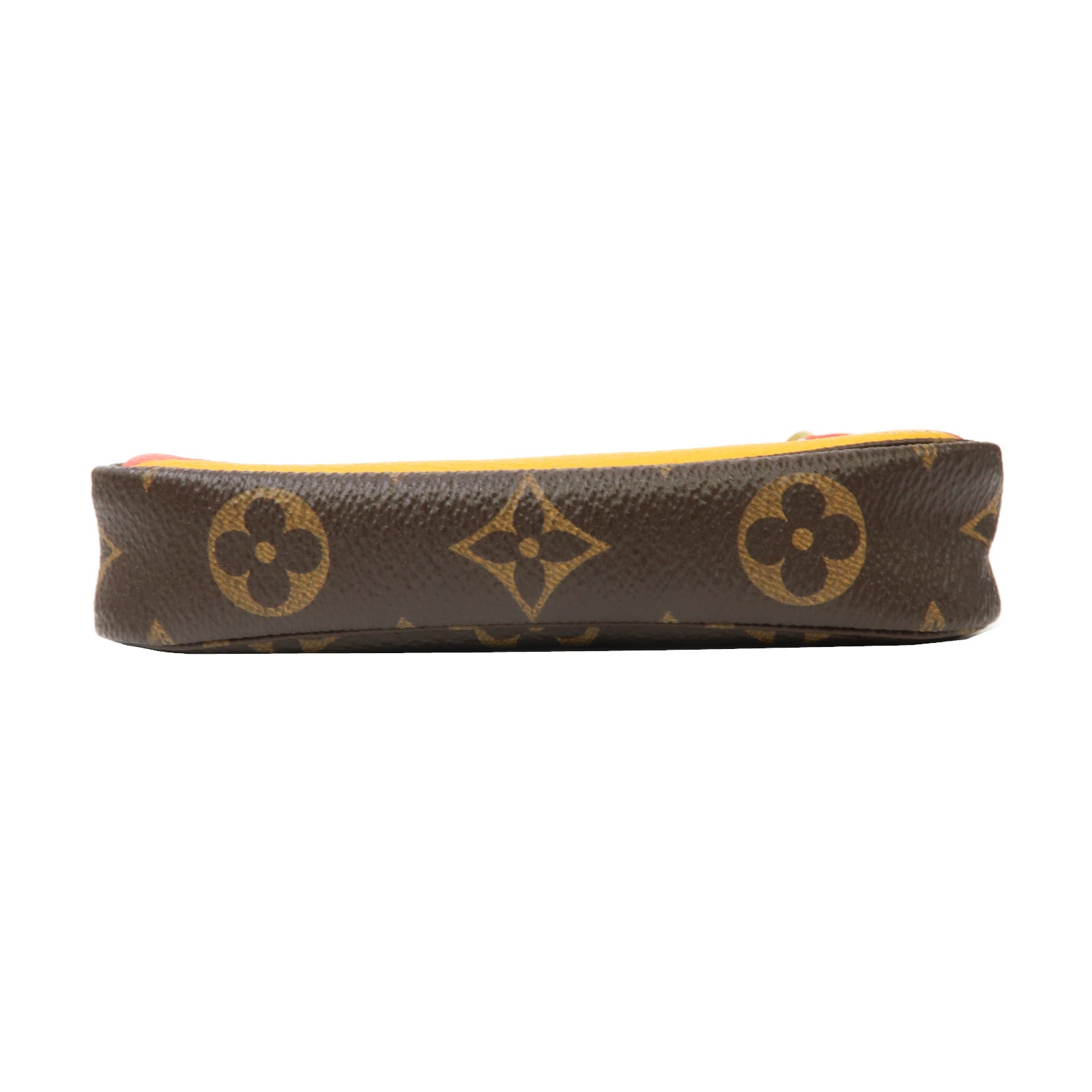 LOUIS VUITTON 【激減優惠】Monogram Mini Pochette Accessoires Chain Pouch金扣鏈帶手拿包啡色/彩色