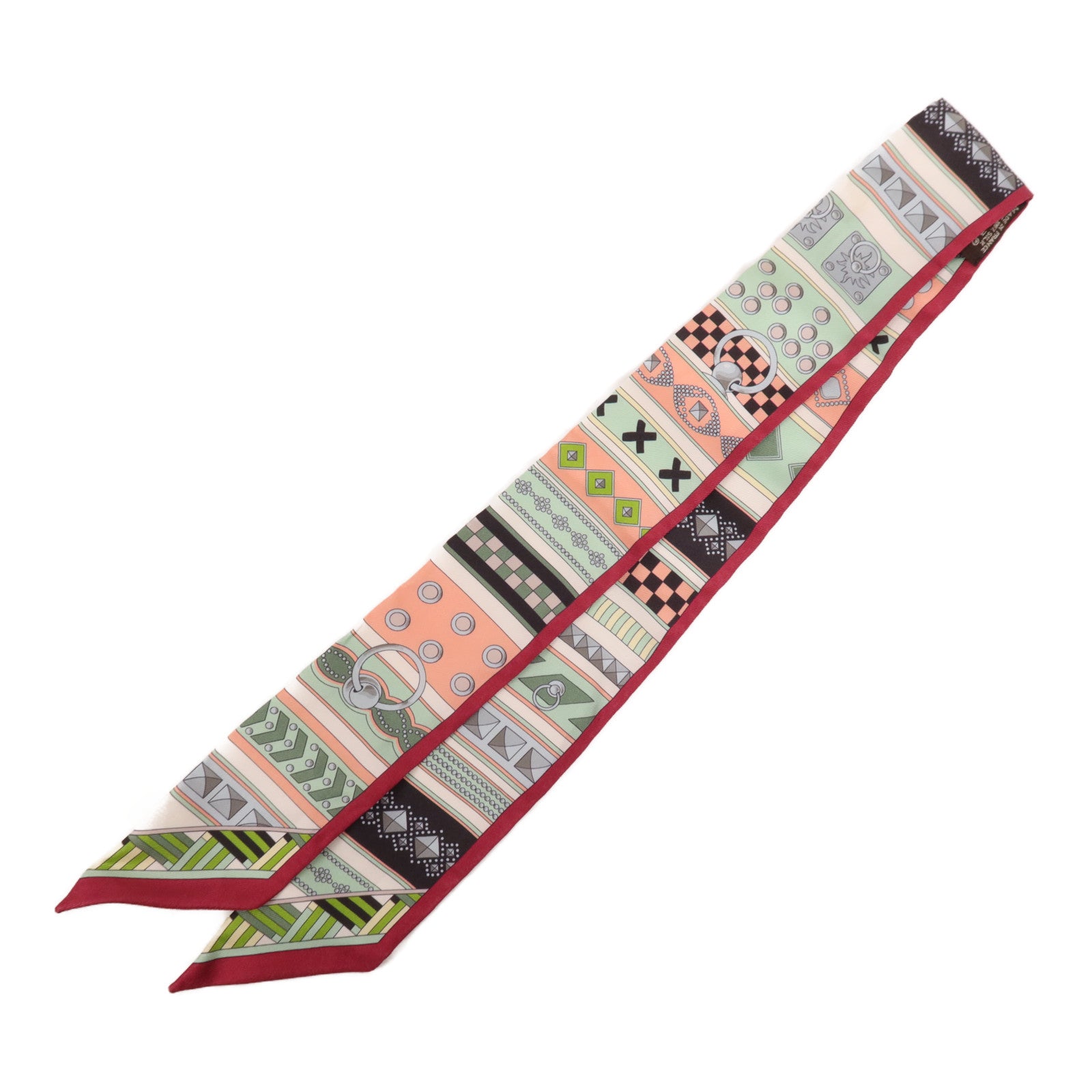 HERMES 絲質Twilly絲巾