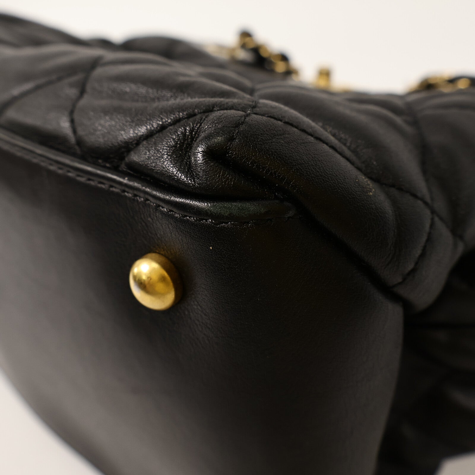 CHANEL 牛皮皮革Chain Shoulder Bag鏈帶肩背袋