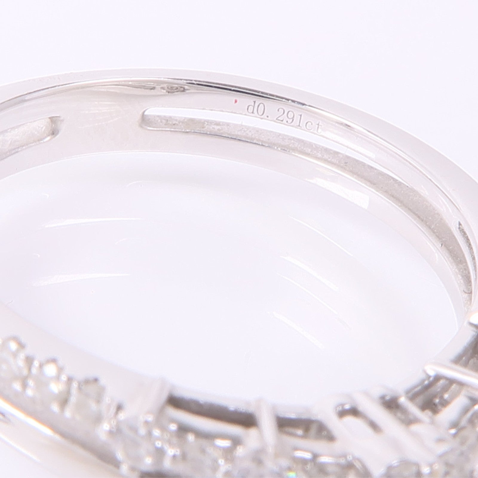 JEWELRY 18K白金Diamond Ring鑽石戒指US#6.75