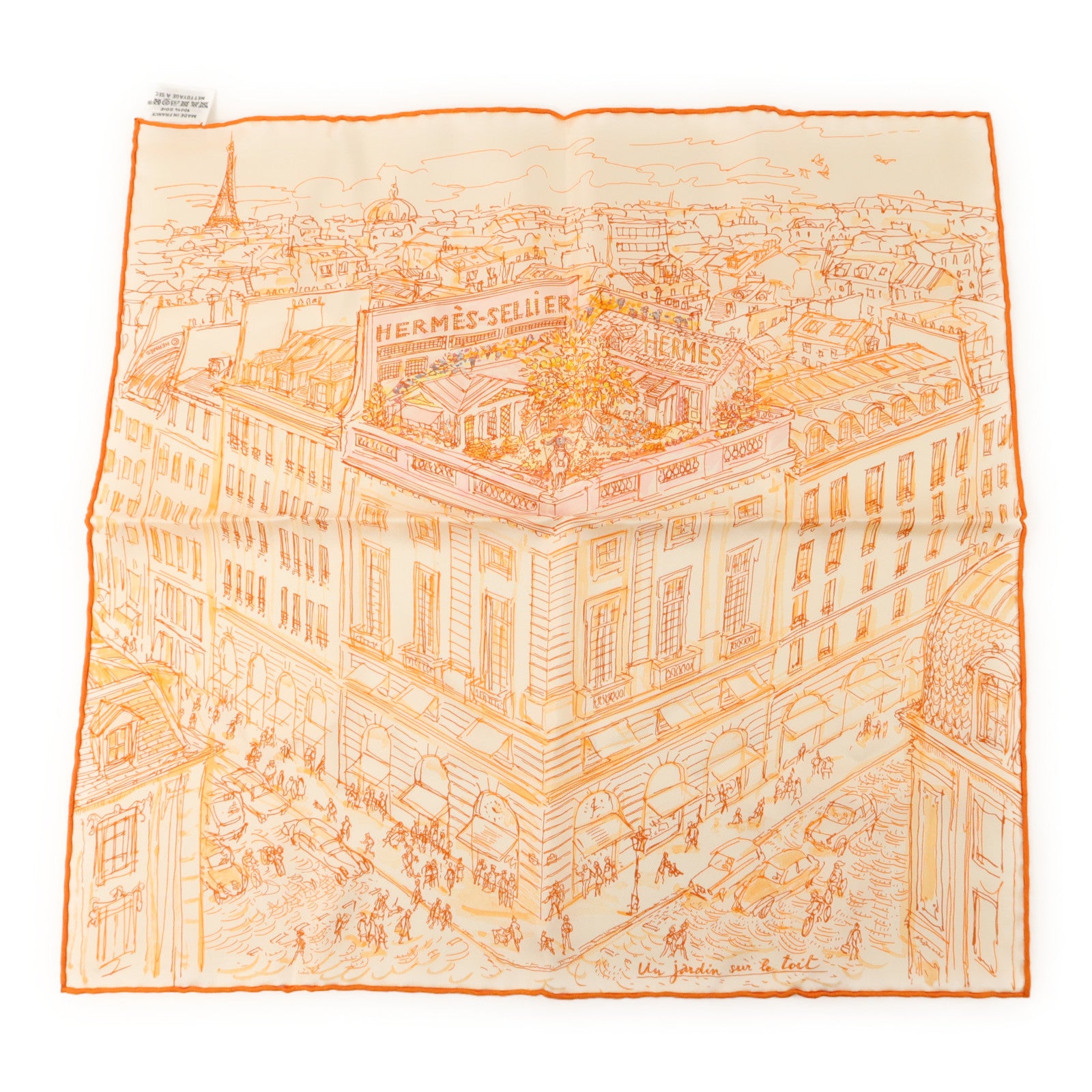 HERMES 絲質Scarf 40x40絲巾