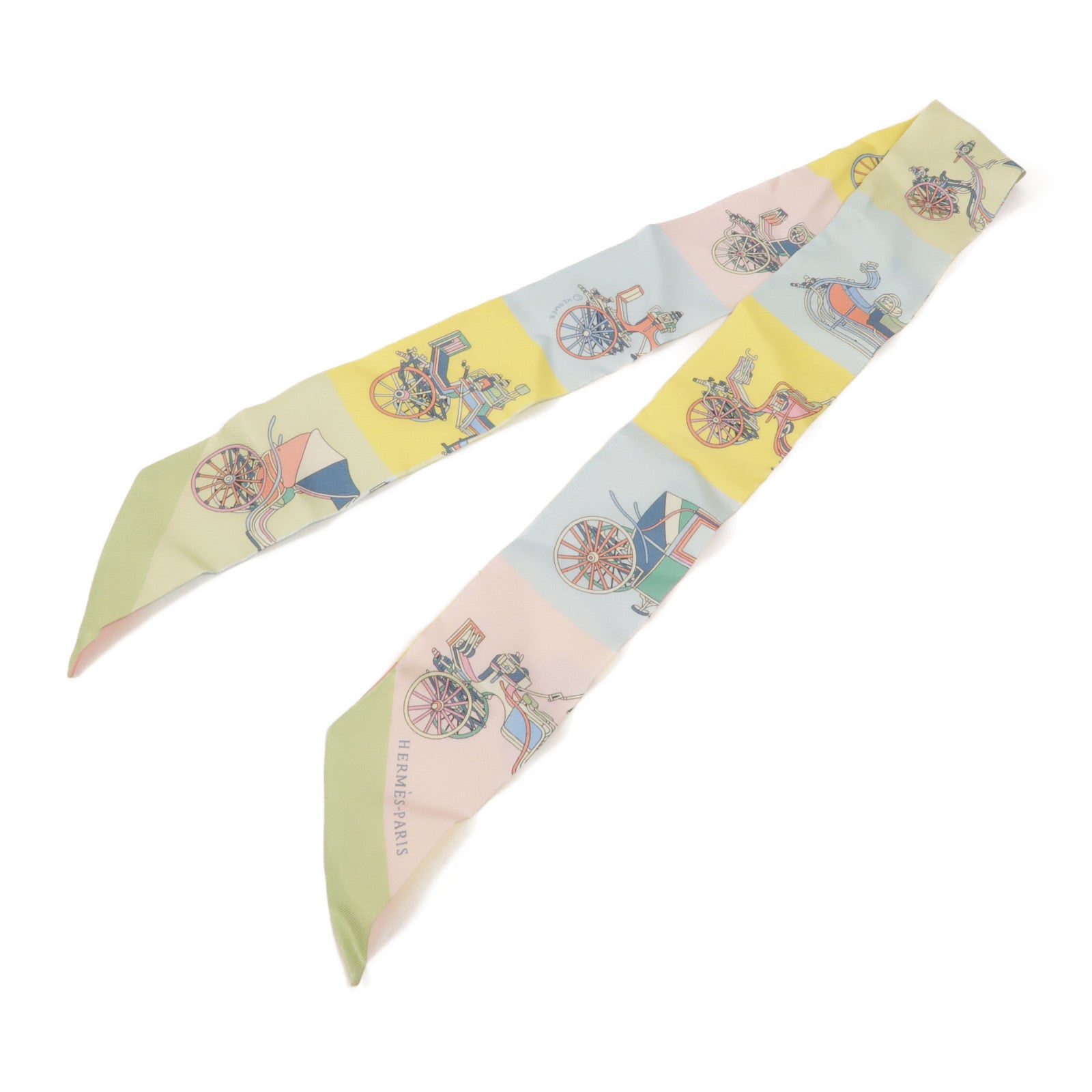 HERMES 絲質Twilly絲巾