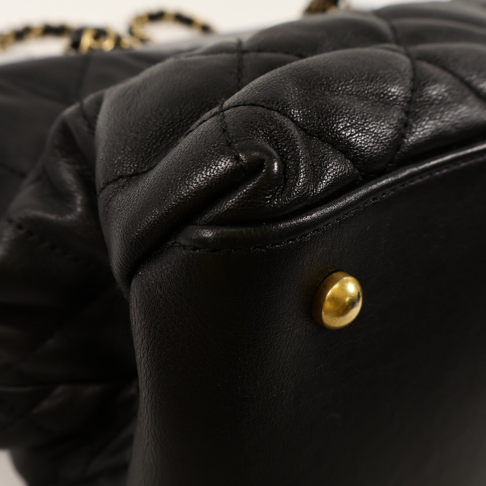 CHANEL 牛皮皮革Chain Shoulder Bag鏈帶肩背袋