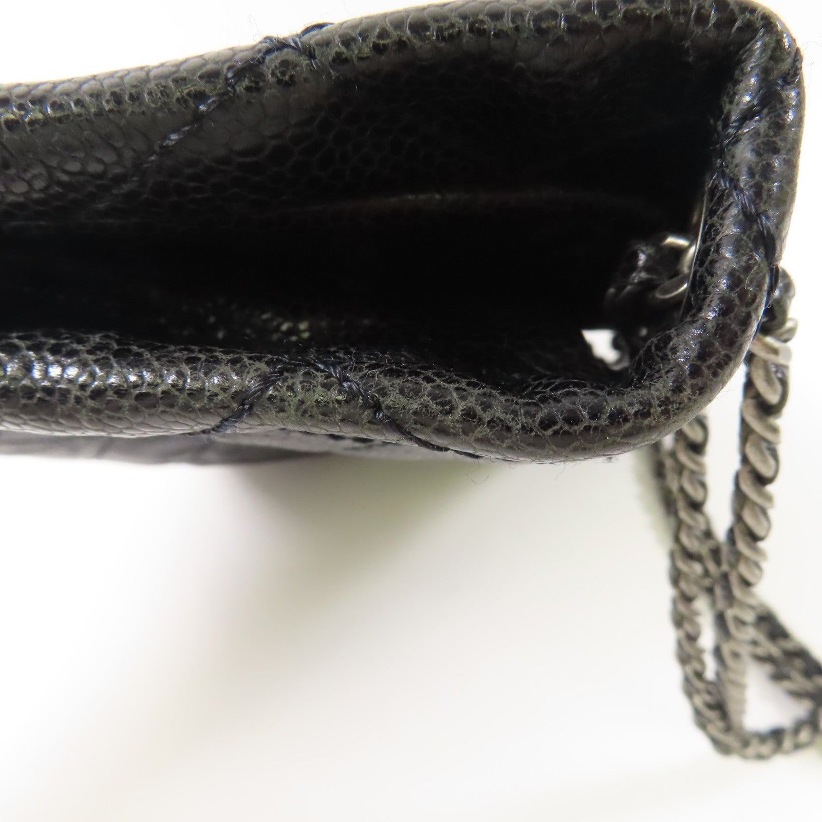 CHANEL 牛皮皮革Chain Shoulder鏈帶肩背袋