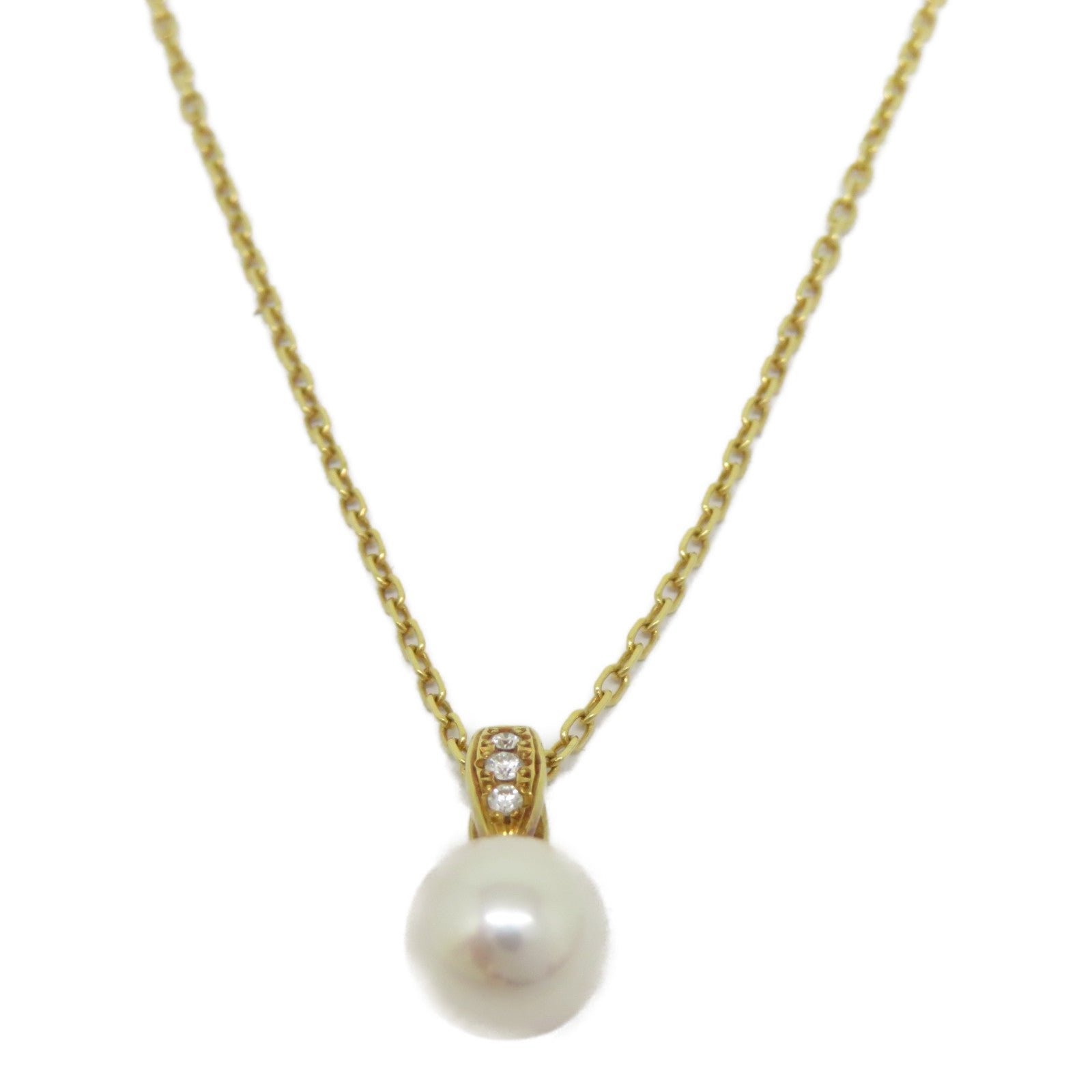 MIKIMOTO 18K黃金Pearl Necklace珍珠項鍊