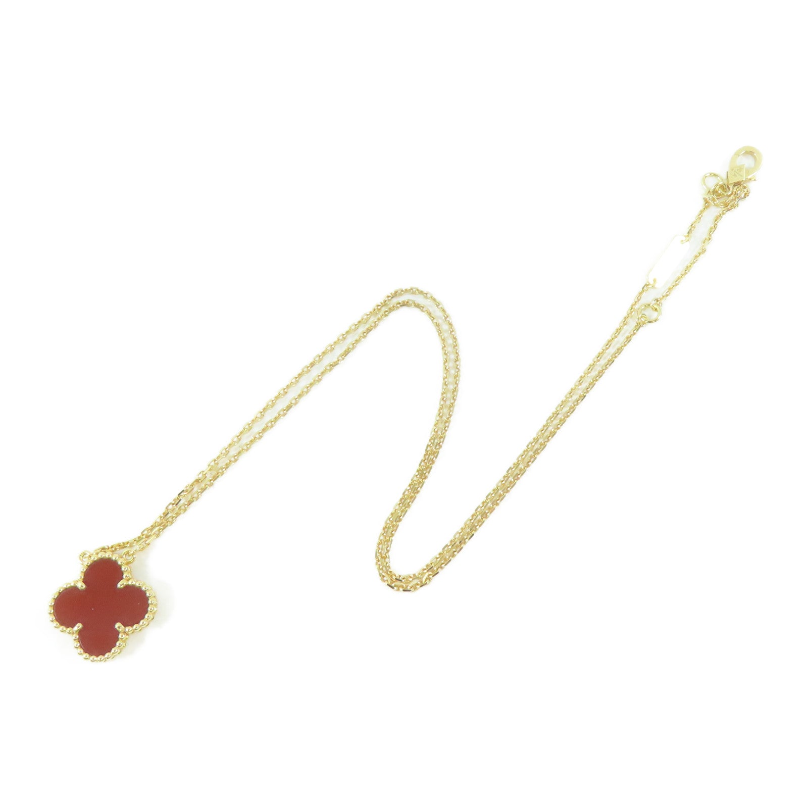 Van Cleef & Arpels 18K黃金Vintage Alhambra Pendant項鍊#42cm