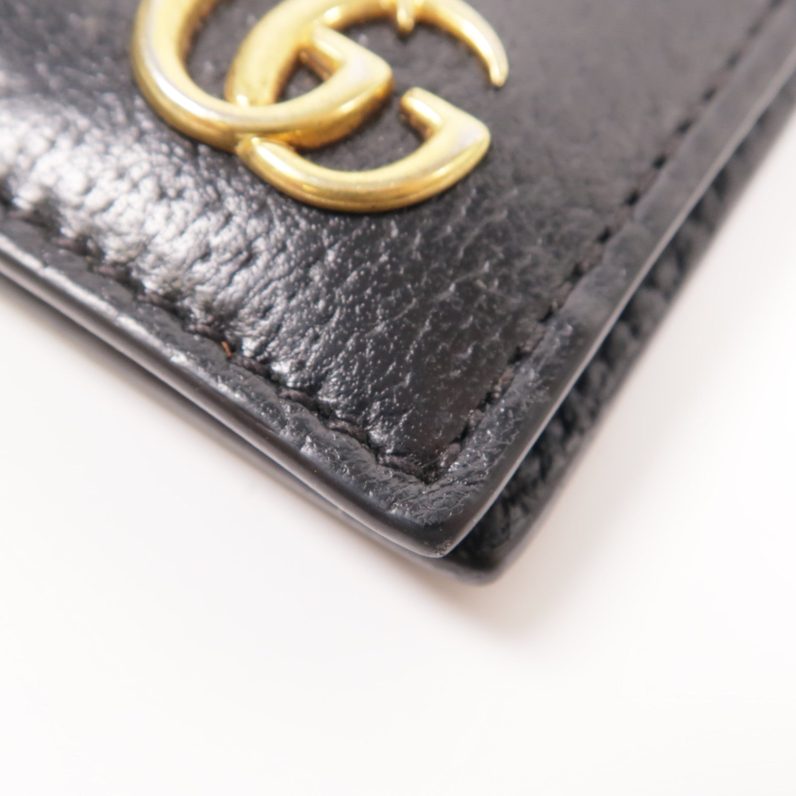 GUCCI 牛皮皮革Wallet金扣錢包