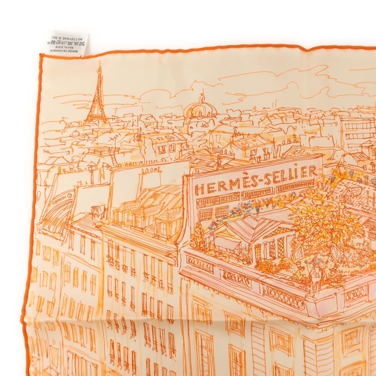 HERMES 絲質Scarf 40x40絲巾