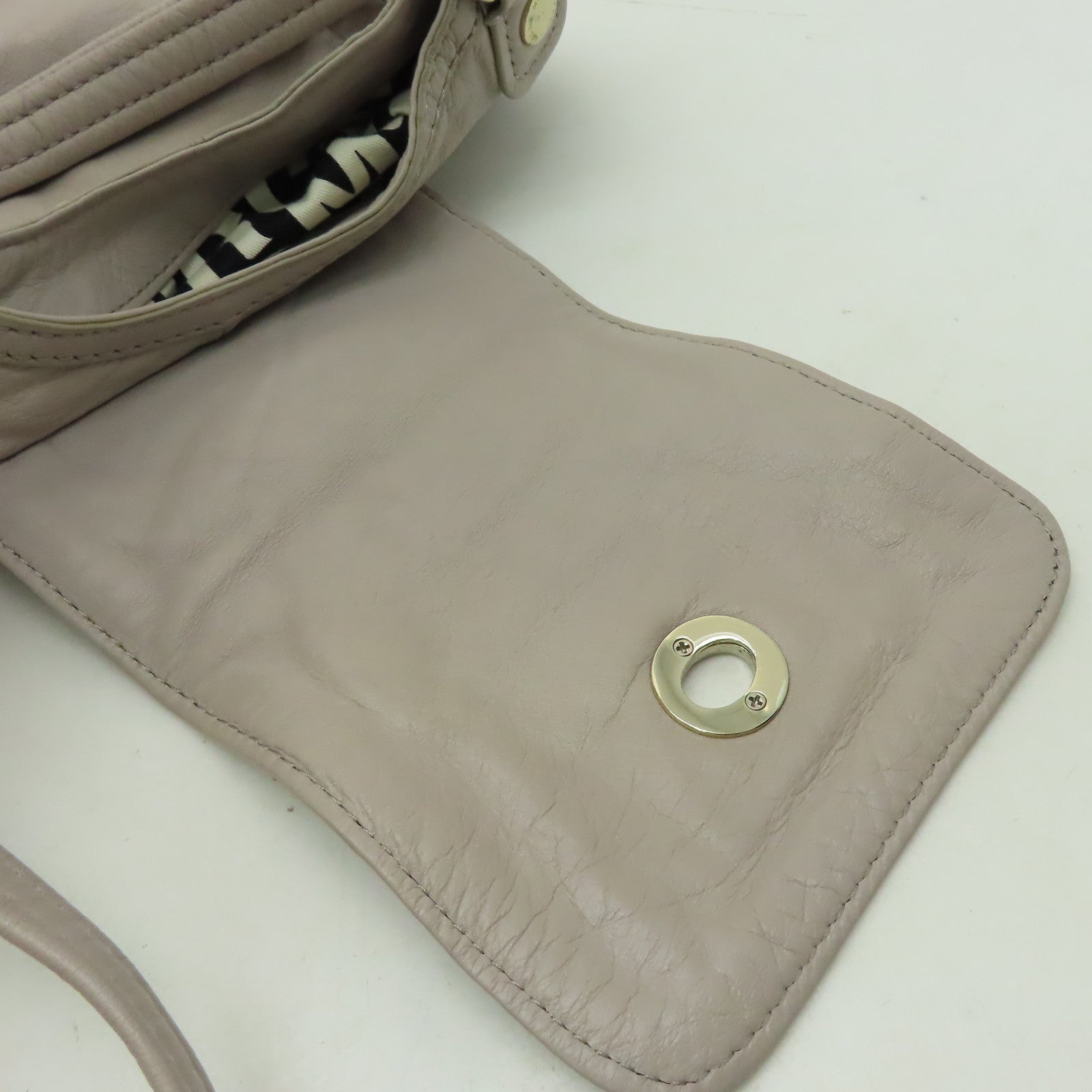 MARC BY MARC JACOBS 【激減優惠】牛皮皮革2 Way Bag金扣手挽肩背兩用袋灰色