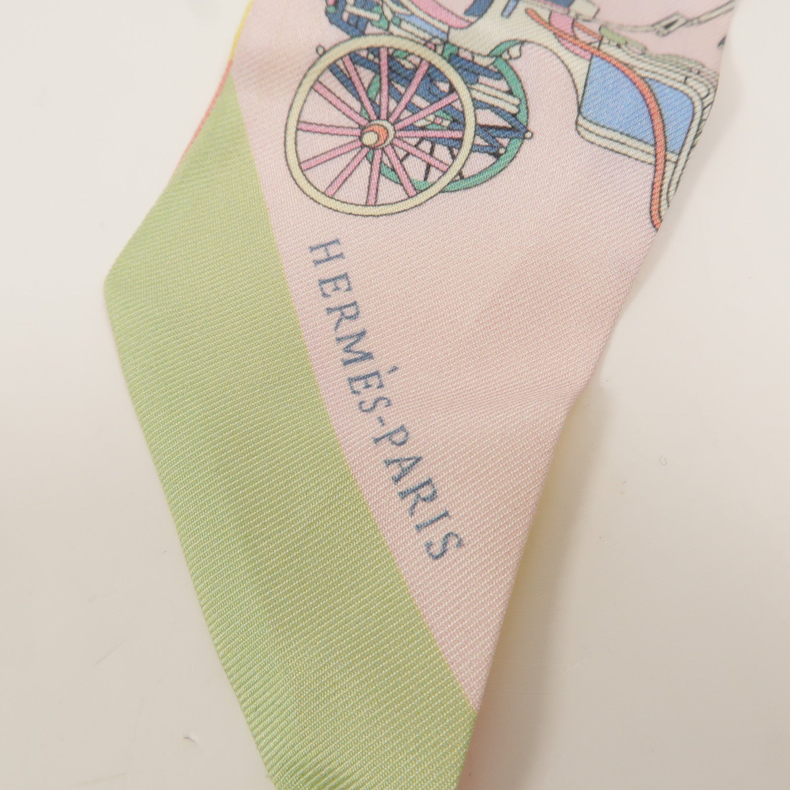 HERMES 絲質Twilly絲巾
