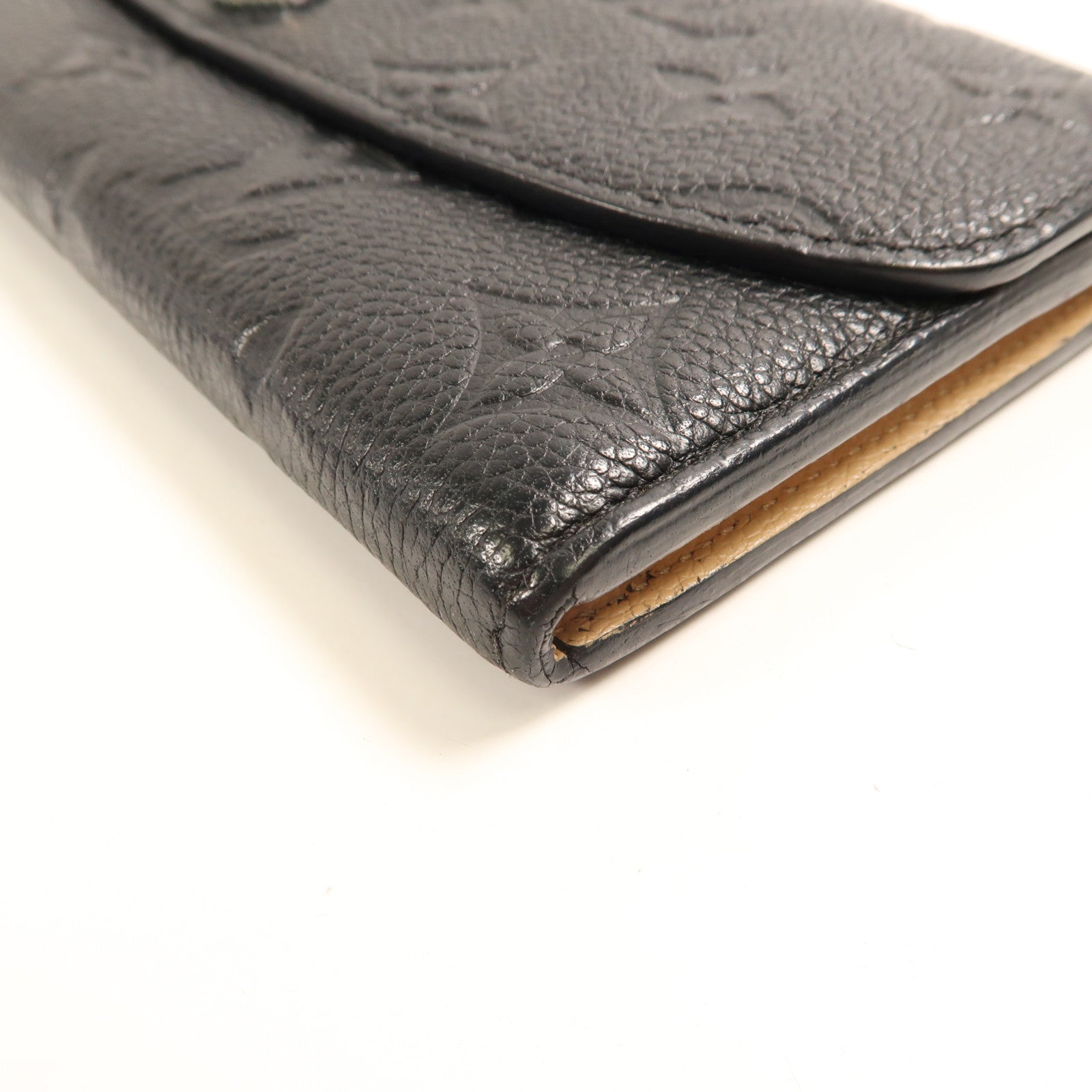 LOUIS VUITTON Monogram Empreinte Emilie Long Wallet金扣長錢包