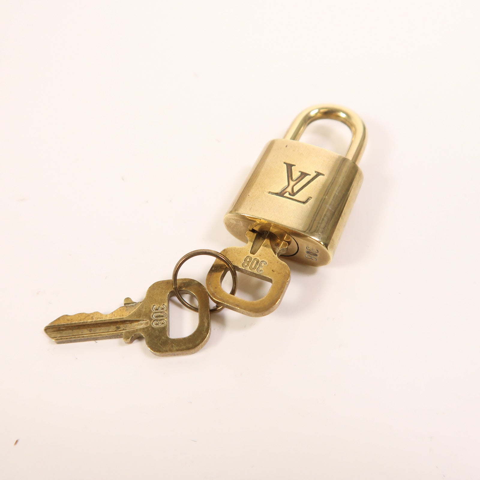 LOUIS VUITTON Damier Azur Speedy 30金扣手挽袋白色