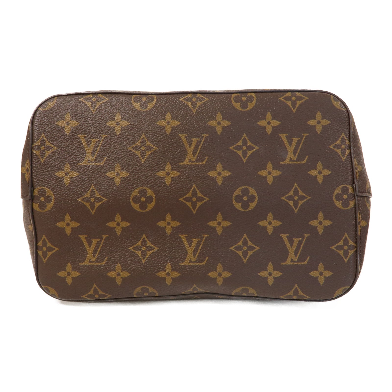 LOUIS VUITTON Monogram Neo Noe MM金扣肩背袋啡色/紅色