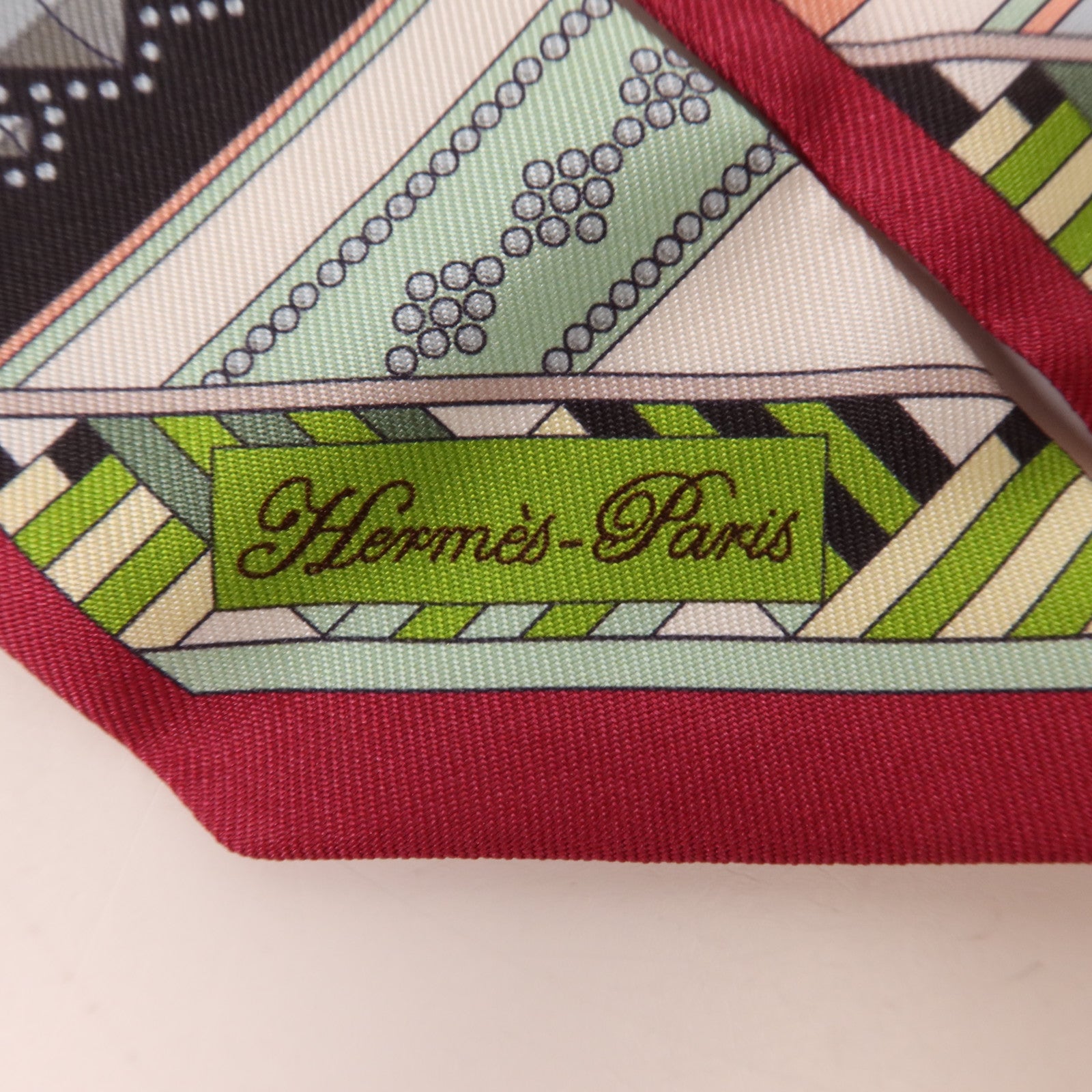 HERMES 絲質Twilly絲巾