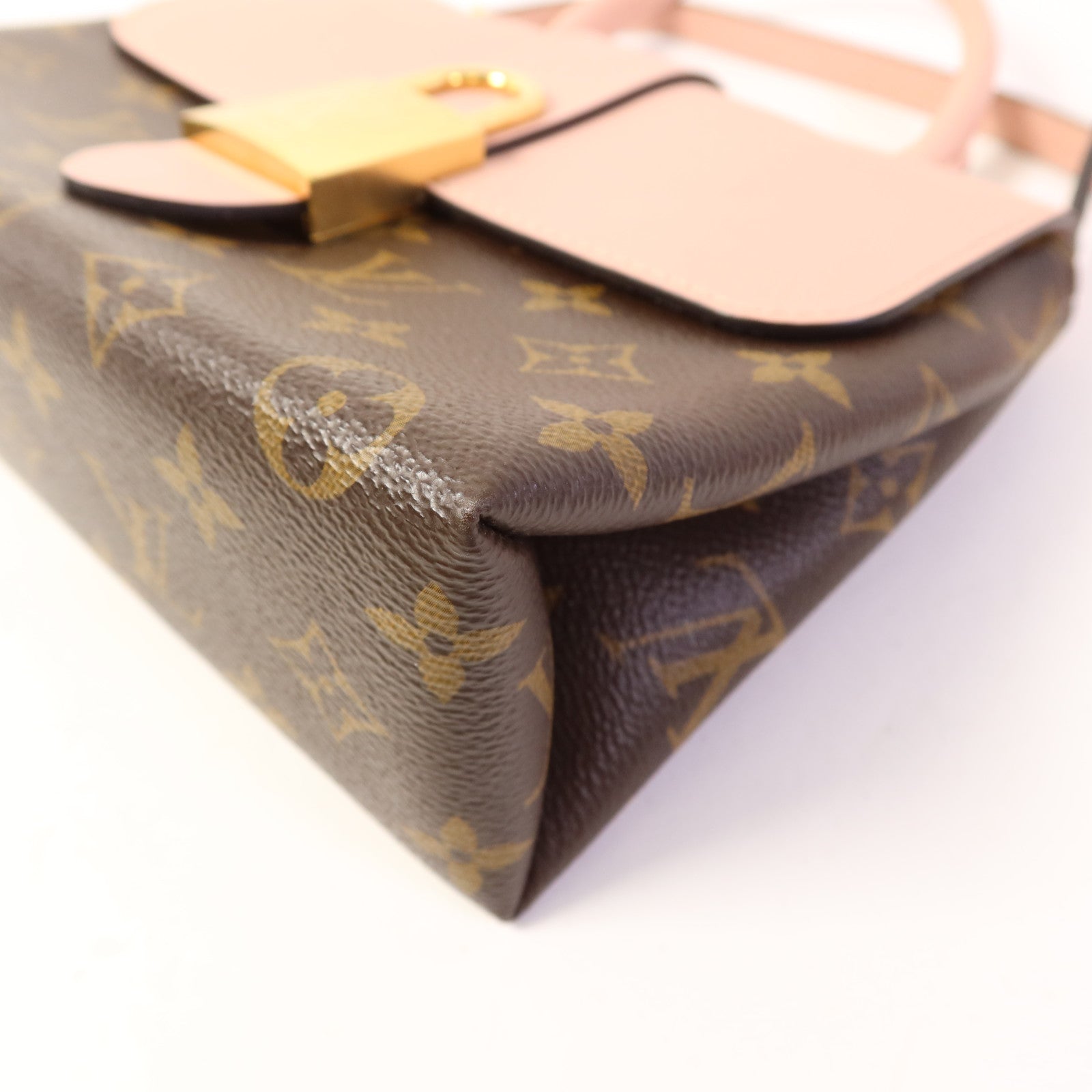 LOUIS VUITTON Monogram Locky BB金扣手挽肩背兩用袋