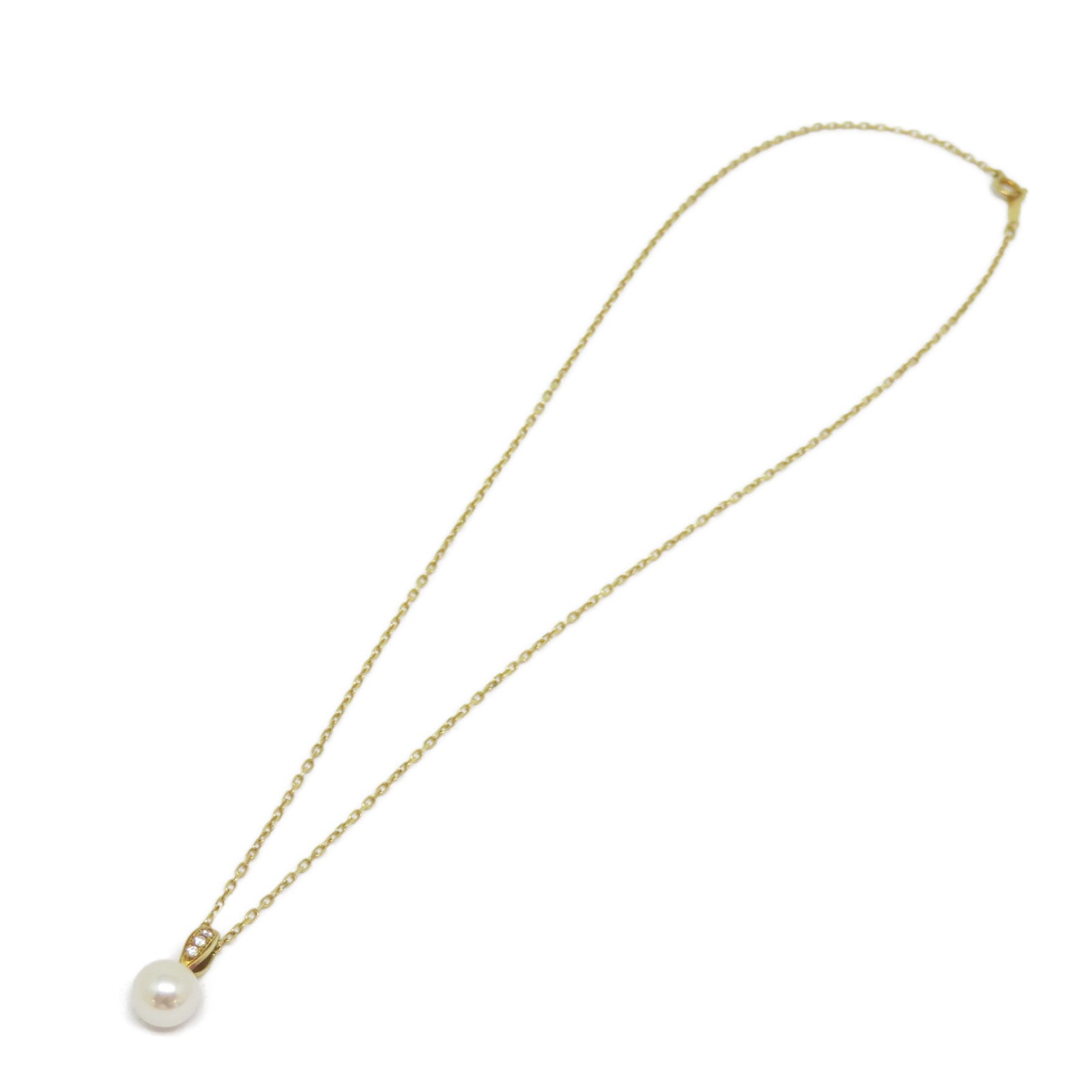 MIKIMOTO 18K黃金Pearl Necklace珍珠項鍊