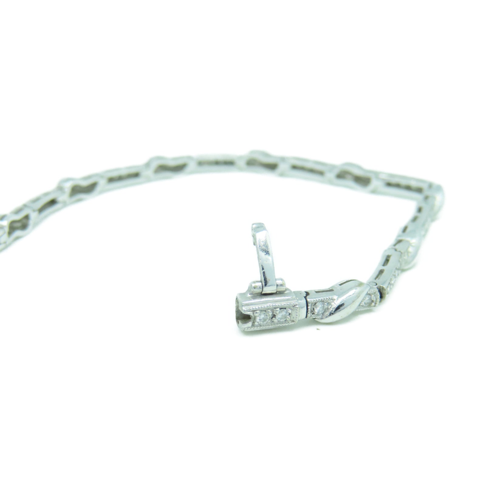 JEWELRY 【激減優惠】18K白金Bracelet0.65ct鑽石手鏈#16cm