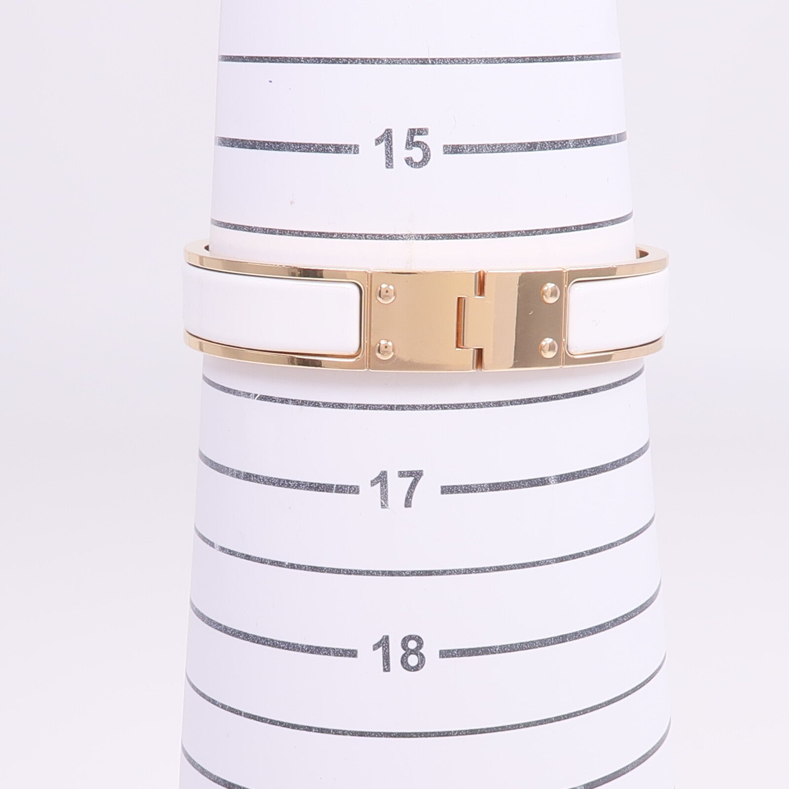HERMES 金屬Charniere Bracelet金扣手鐲