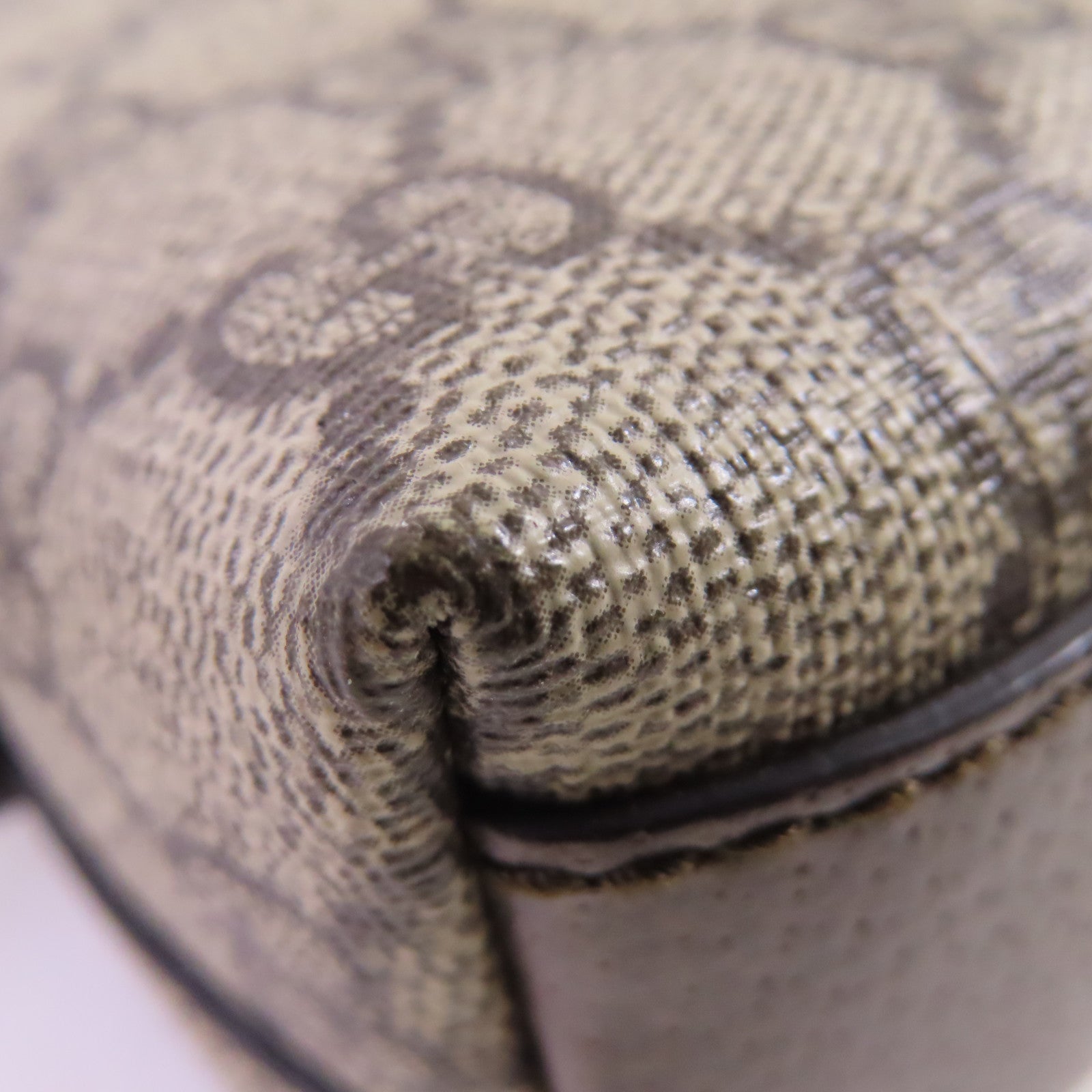 GUCCI 塗層帆布Ophidia Shoulder Bag金扣肩背袋啡色