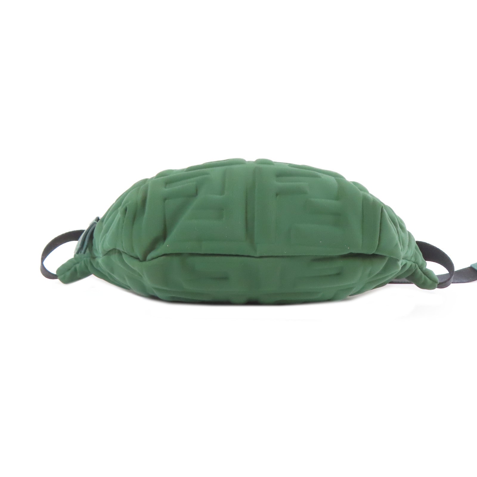 FENDI 尼龍Waist Bag銀扣腰包綠色