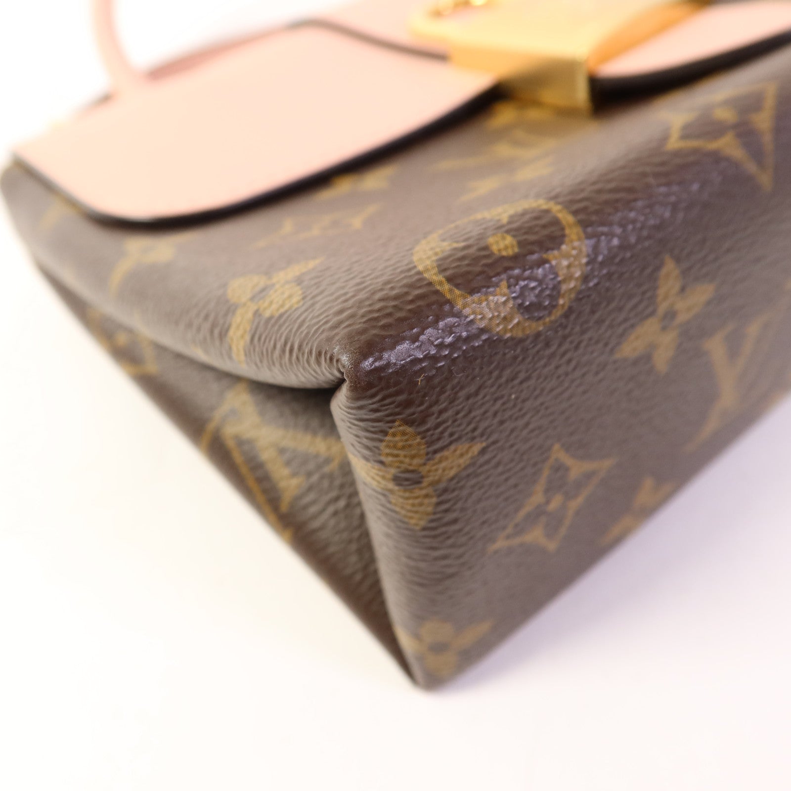 LOUIS VUITTON Monogram Locky BB金扣手挽肩背兩用袋