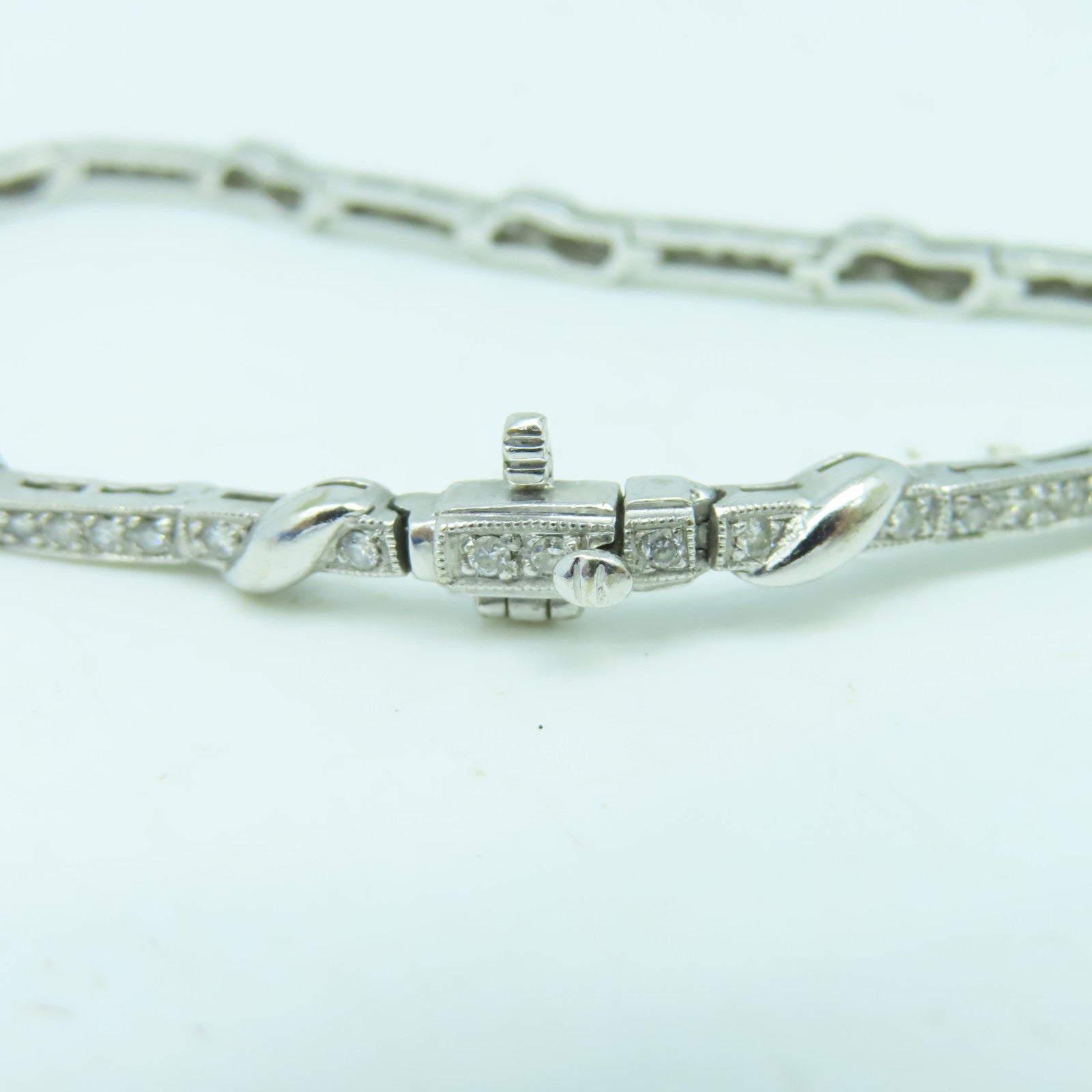 JEWELRY 【激減優惠】18K白金Bracelet0.65ct鑽石手鏈#16cm
